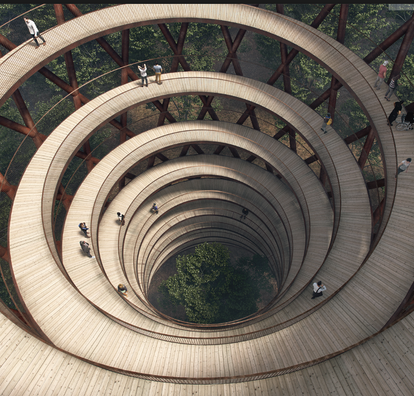 Arup's multidisciplinary teams used advanced geometric modelling at the new treetop adventure park in Denmark