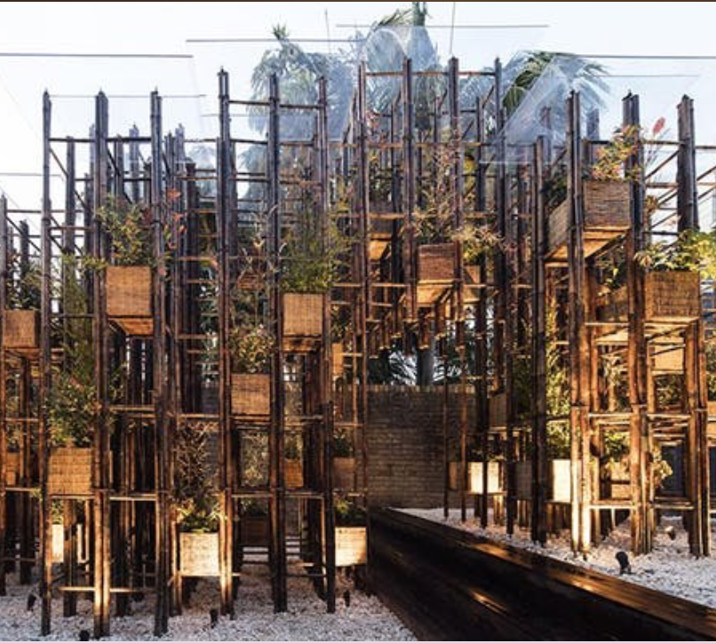 Image: Vo Trong Nghia Architects, Fugitive Structures, Green Ladder, 2016. Commissioned by Sherman Contemporary Art Foundation, Sydney.