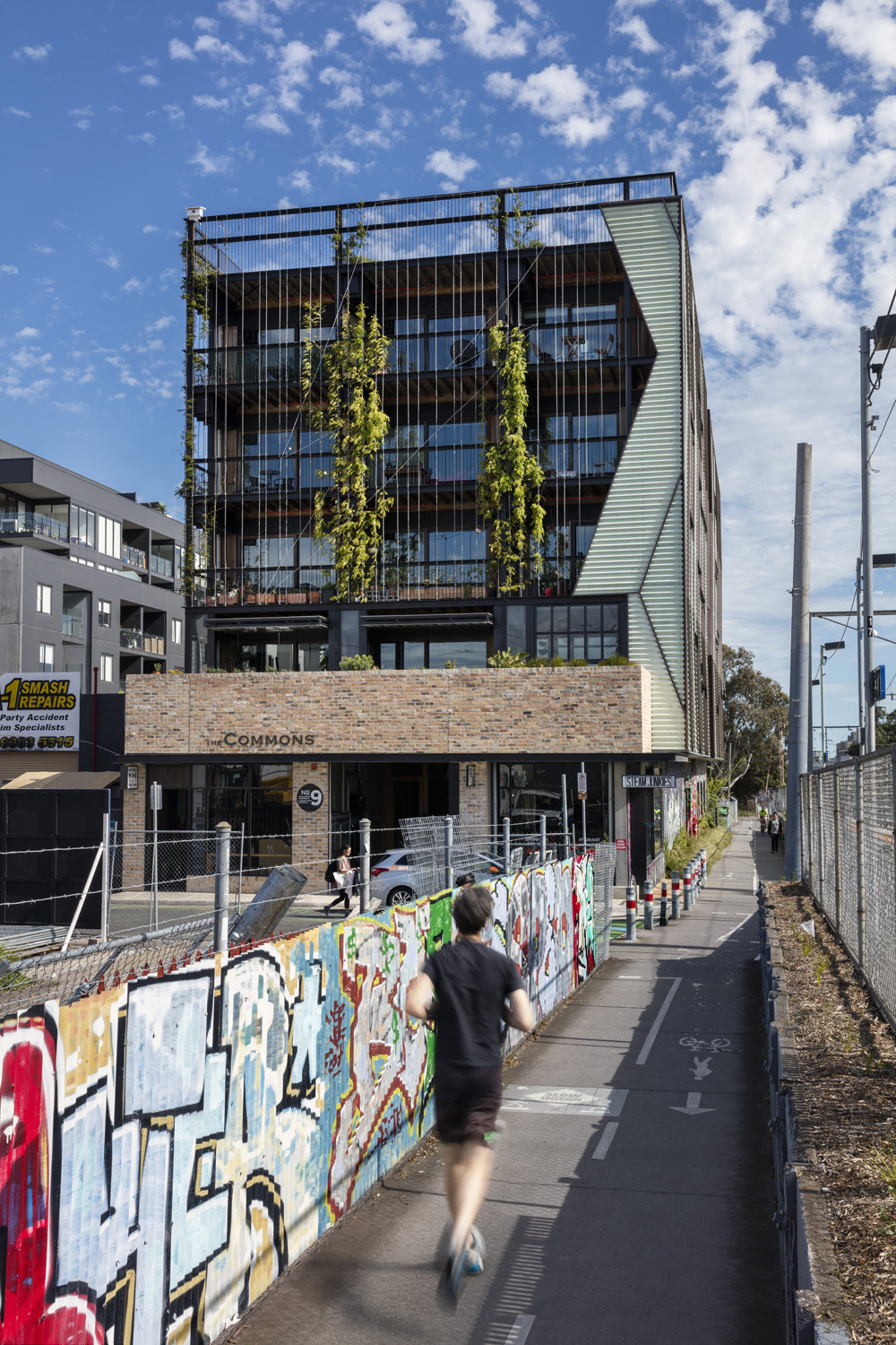 Front Facade - The Commons by Breathe Architecture