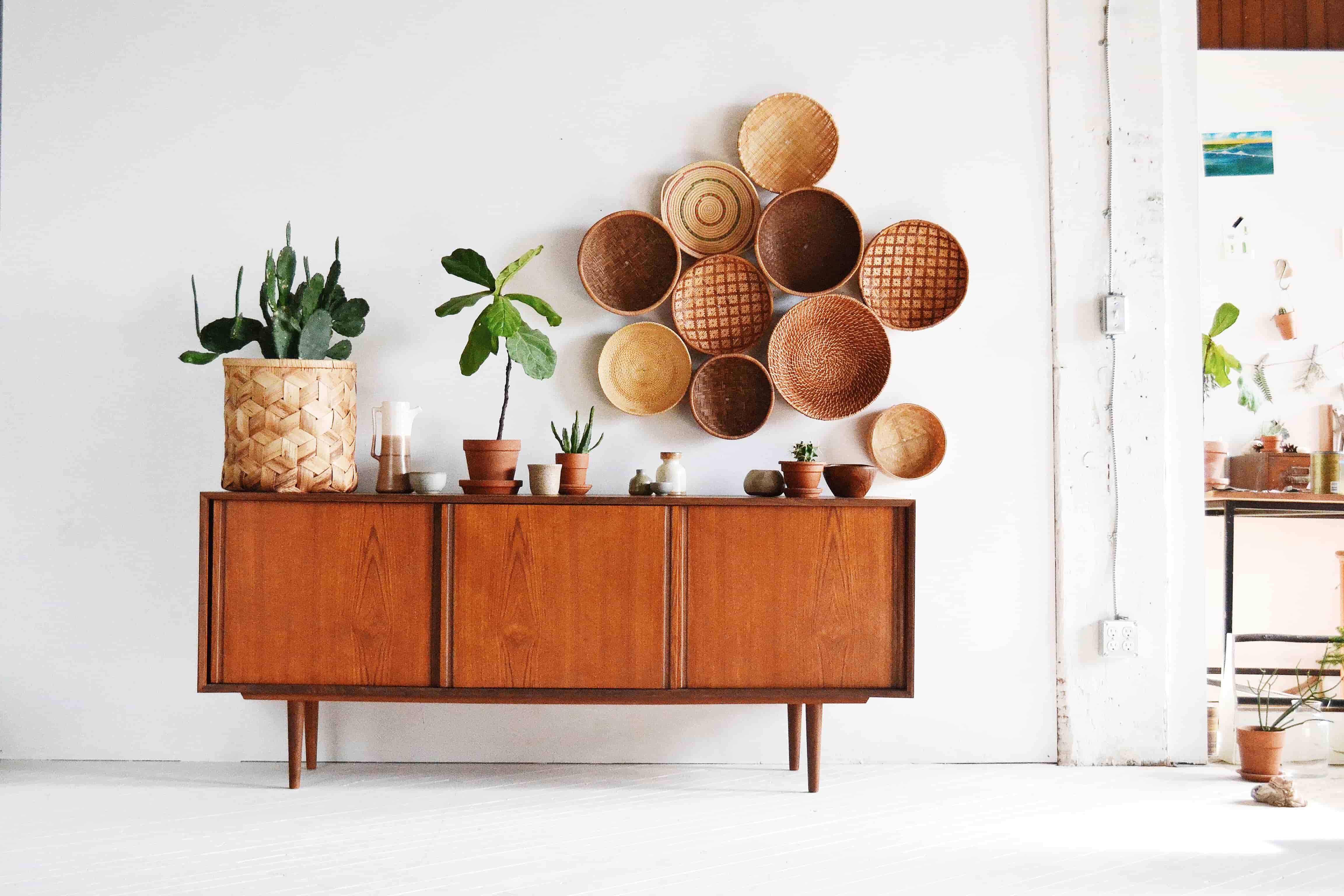 Mid century credenza restored and styled