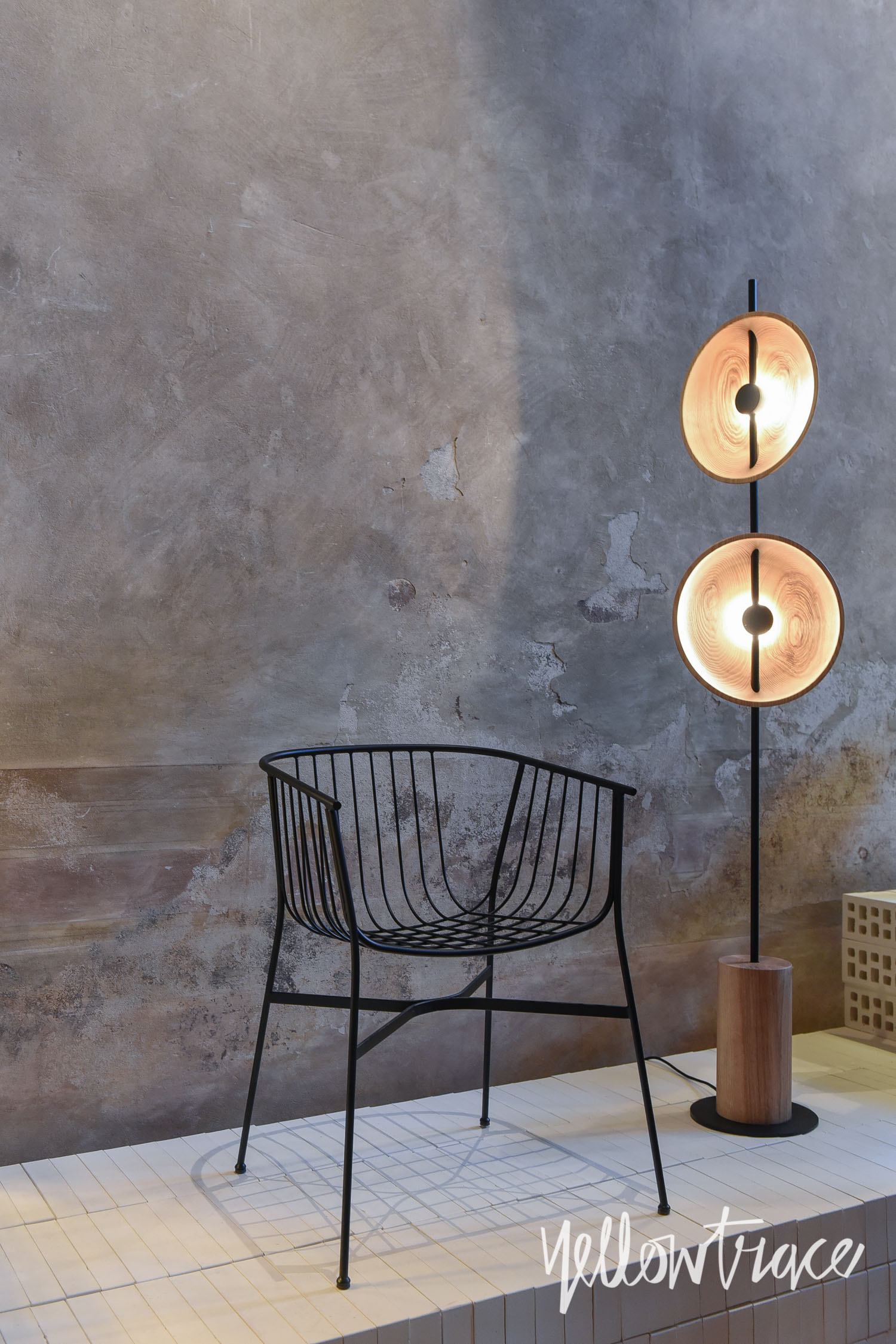 Tom Fereday’s chair & floor lamp
