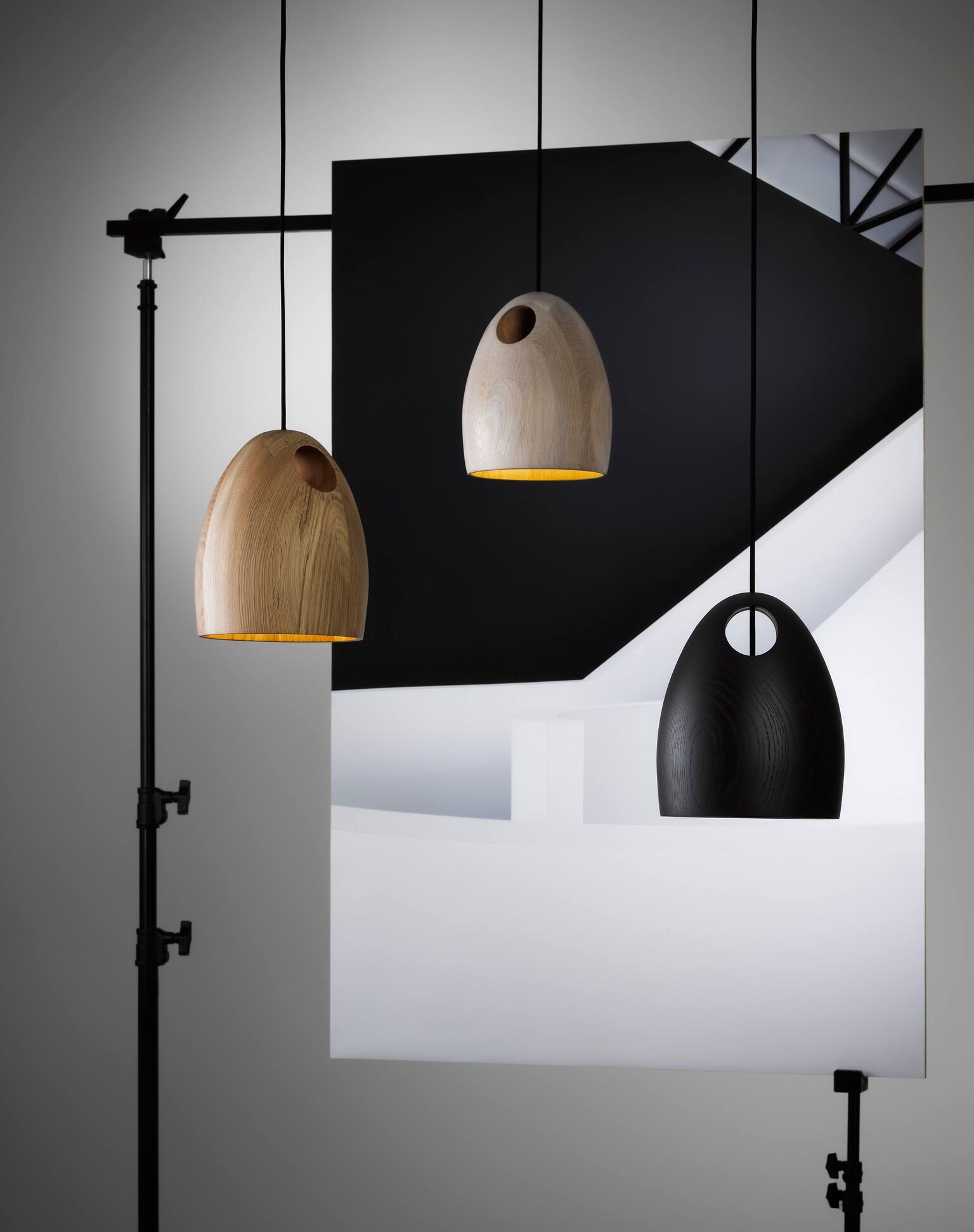 Oak Pendant Light - Ross gardam - Melbourne, Victoria, Australia - Lighting Design Studio - Image 2