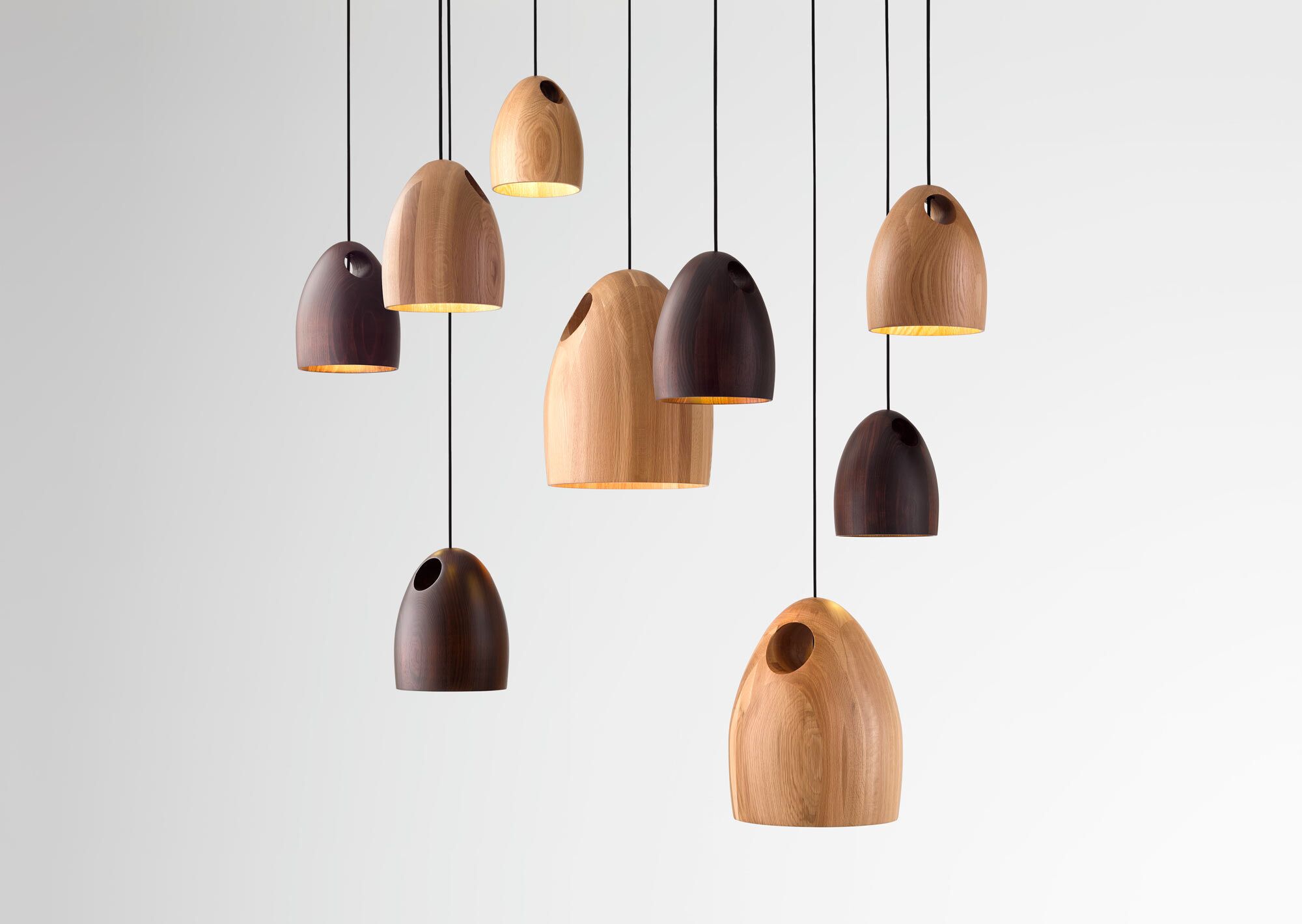 Oak Pendant Light - Ross gardam - Melbourne, Victoria, Australia - Lighting Design Studio - Image 1