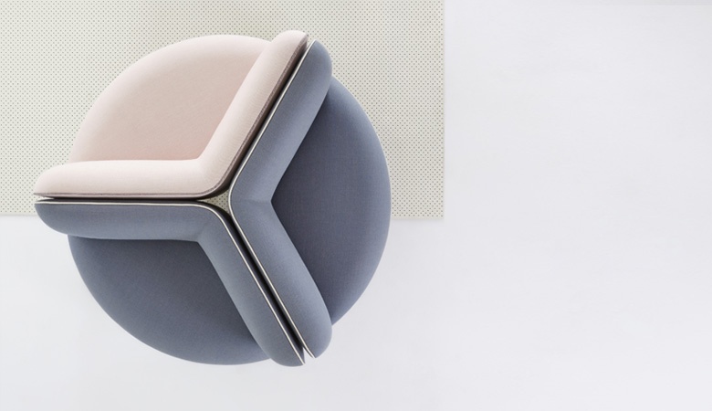 Wes Lounge - Australian Black Pink - Tom Fereday - Design Archive