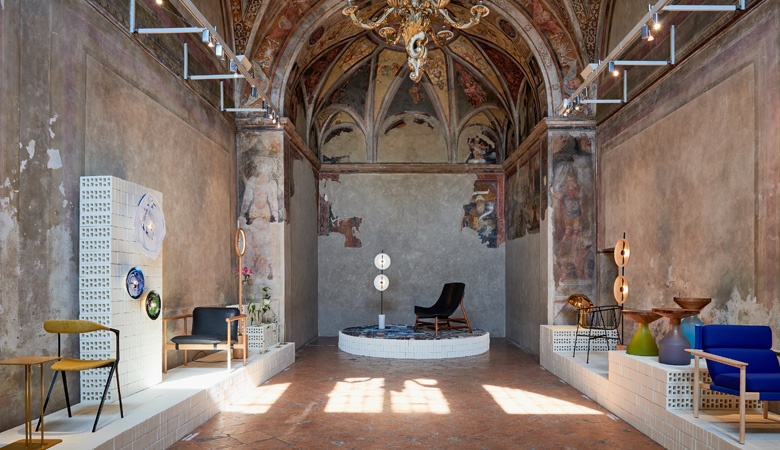 Mito next to Milan Edition Settlers Chair by Jon Goulder - MDW 2017