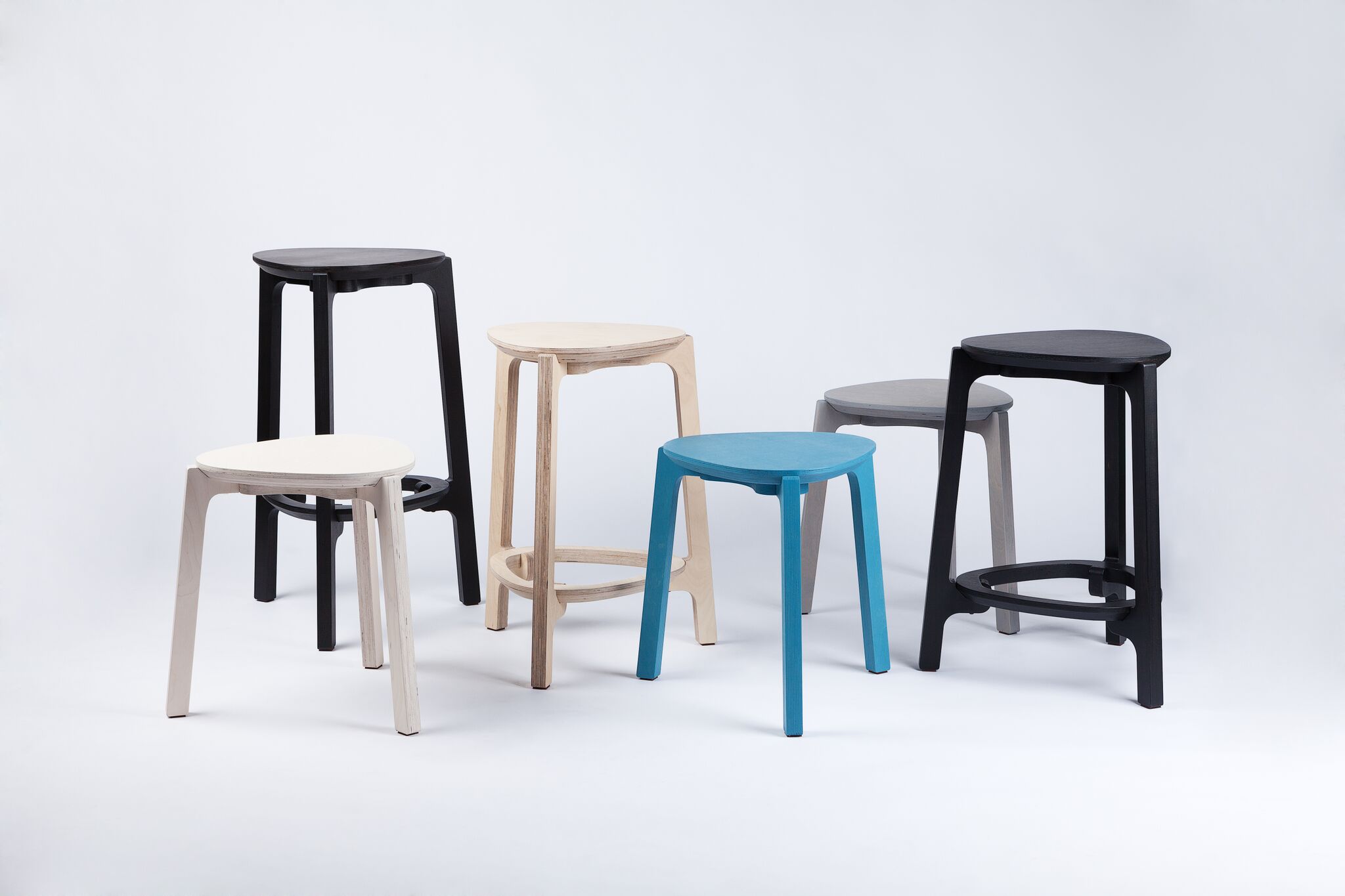 Kubrick Stool Family designed by Jack Flanagan - Perth, WA, Australia