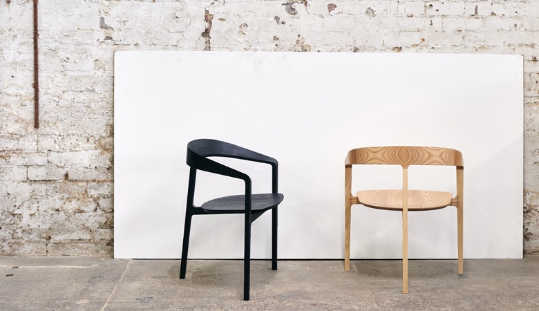Bow Chair - Australian Timber Black- Tom Fereday - Design Archive
