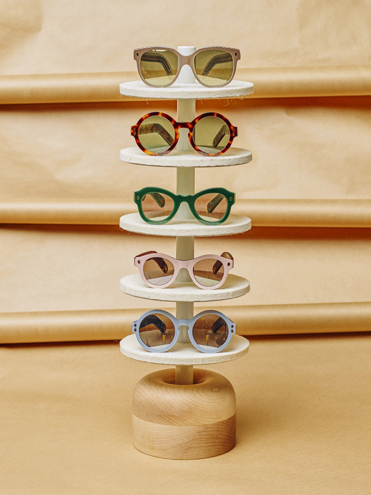 Lucy Fold Sunglass Display 2015 - Local Timber Furniture Glasses - Fred Ganim - Design Archive
