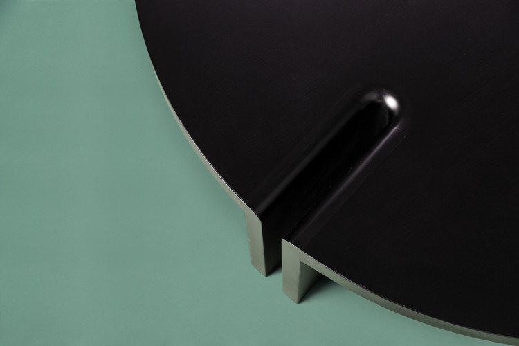 Round Coffee 2015 - Local Dark Timber Aerial Table - Fred Ganim - Design Archive