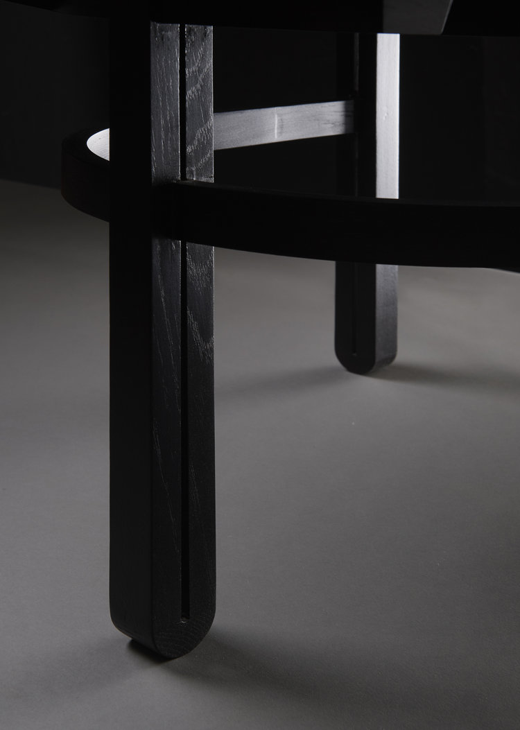 Plane Table - Local Black Timber Leg - Fred Ganim - Design Archive