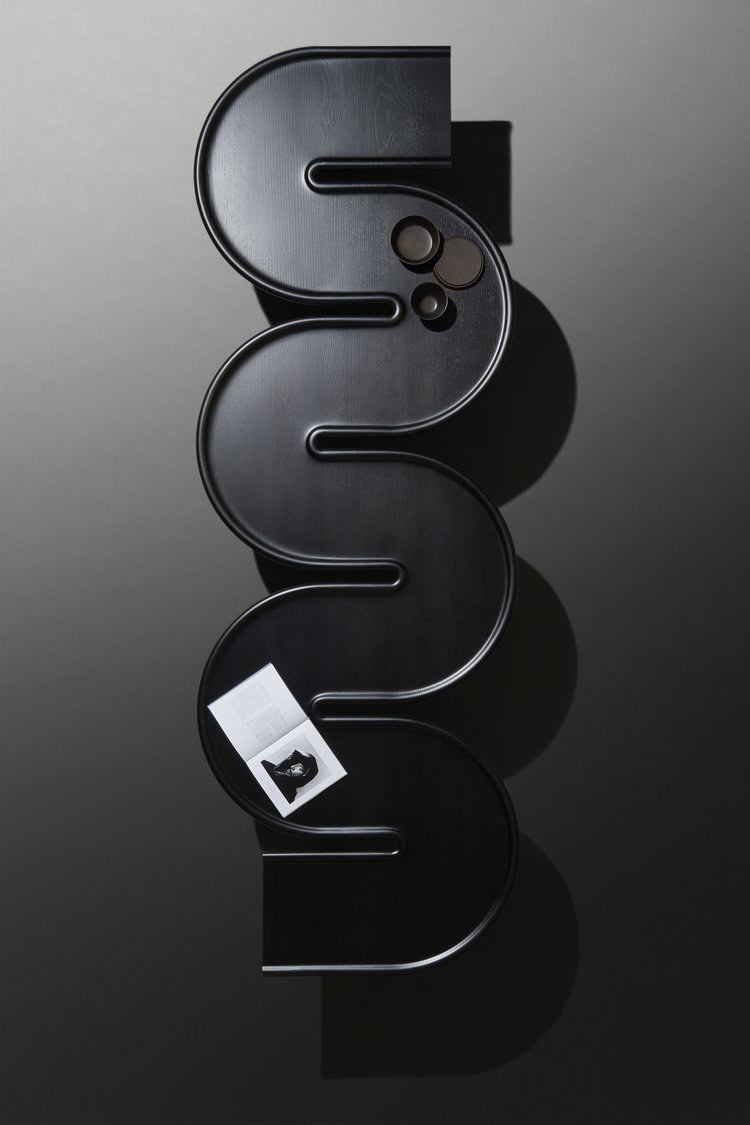 Plane Table - Local Dark Timber Aerial - Fred Ganim - Design Archive