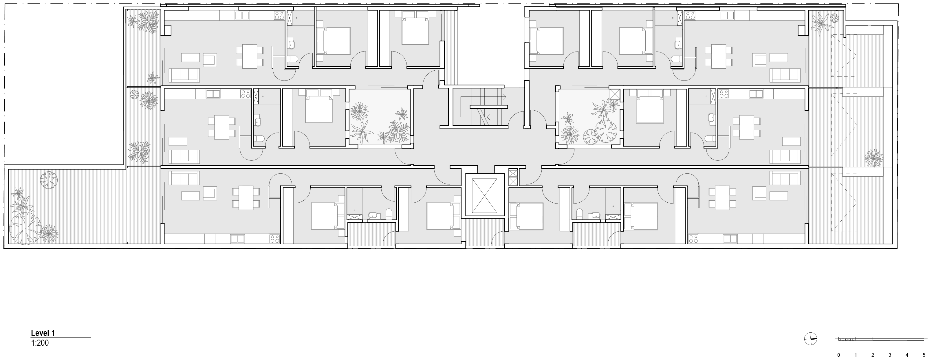 Level 1 Plan - The Commons by Breathe Architecture
