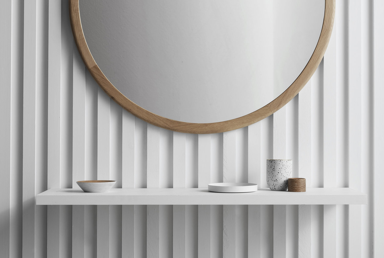 The AOM Mirror exudes the Scandinavian style and sophistication that all Made by Morgen products are known for. This piece is the perfect addition to any residential space.