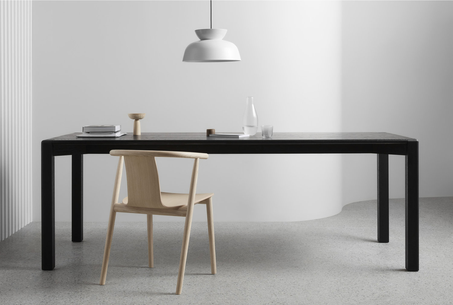 The Aod T Dining Table In Black.