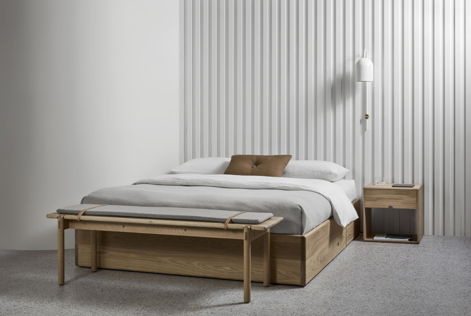 Aob In Solid American Oak Designed And Made By Made By Morgen.