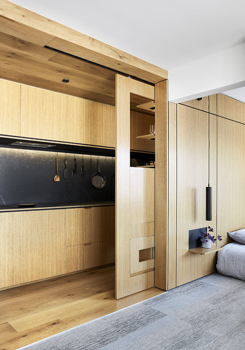 The Inclusion Of Fully Integrating Appliances Is Combined With Hidden Electronic Cupboards.