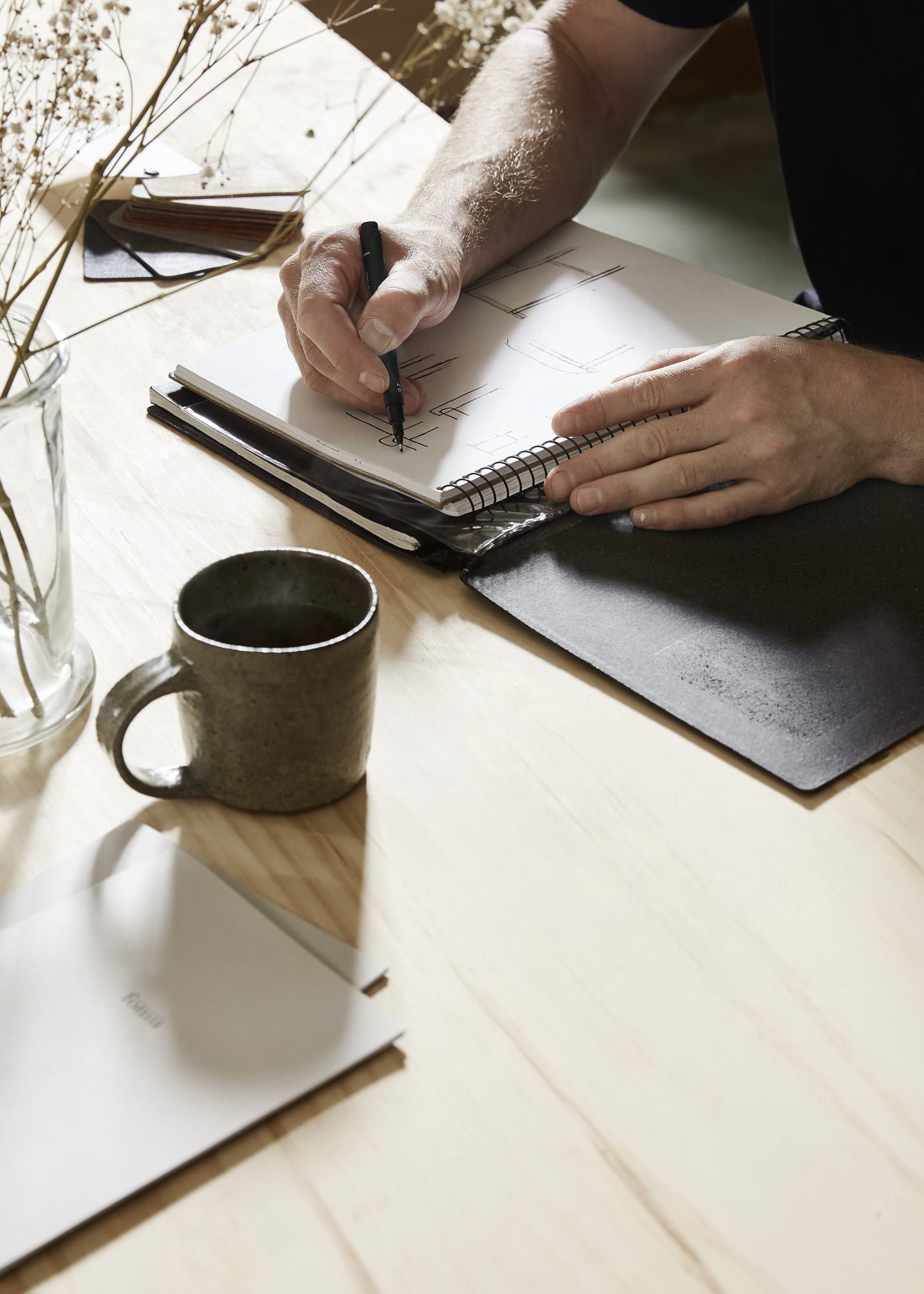 The Fomu Stool And Side Table Range, Known For Their Clean Lines And Minimal Aesthetic