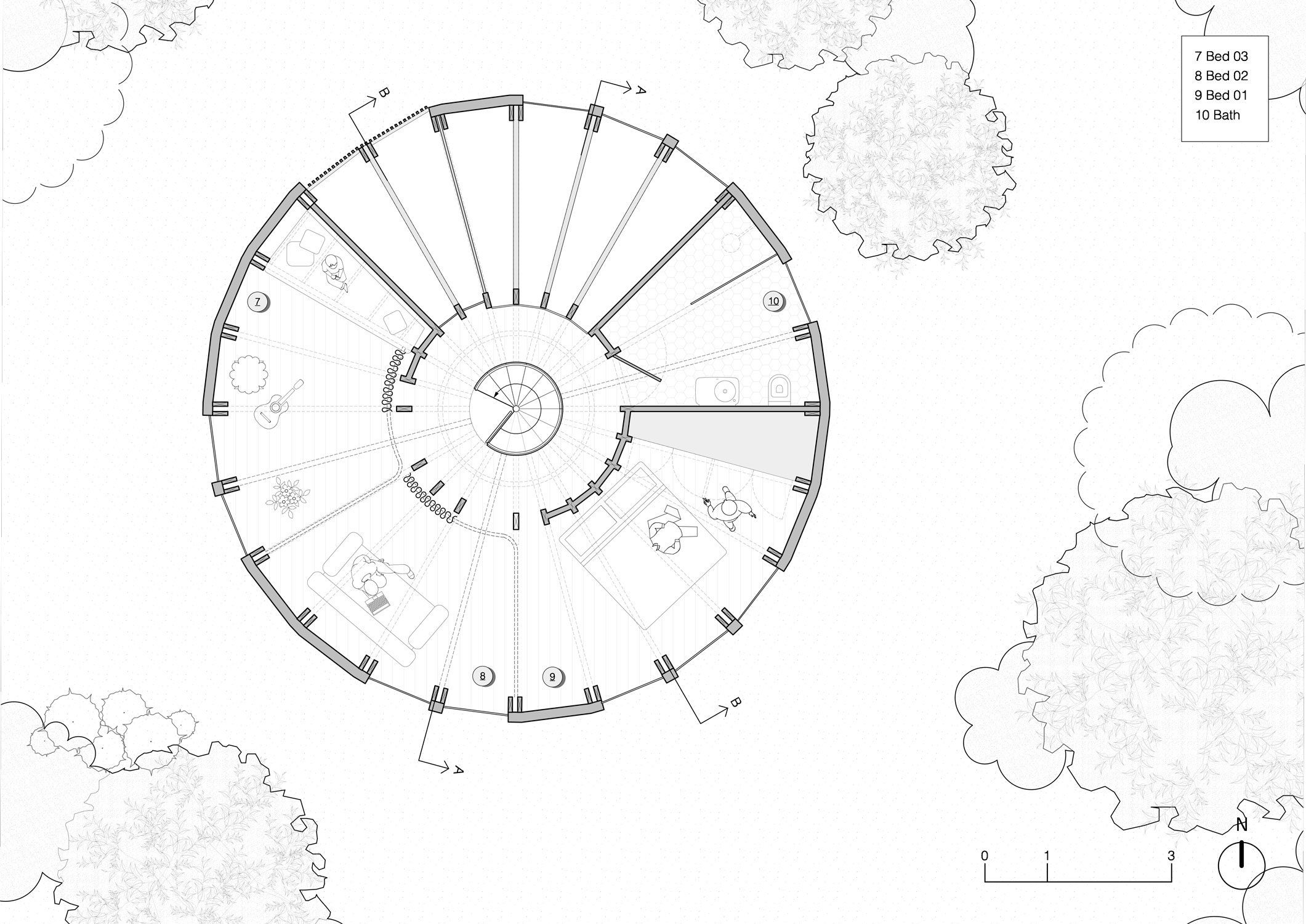 The Interior Is Based On Expressing The Exterior Materiality