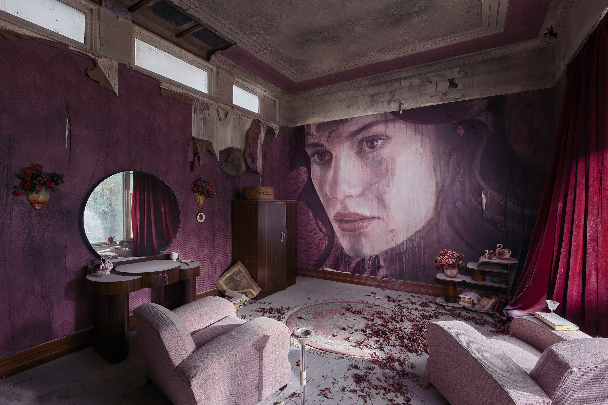 A Room In The Installation Empire By Melbourne Artist Rone.