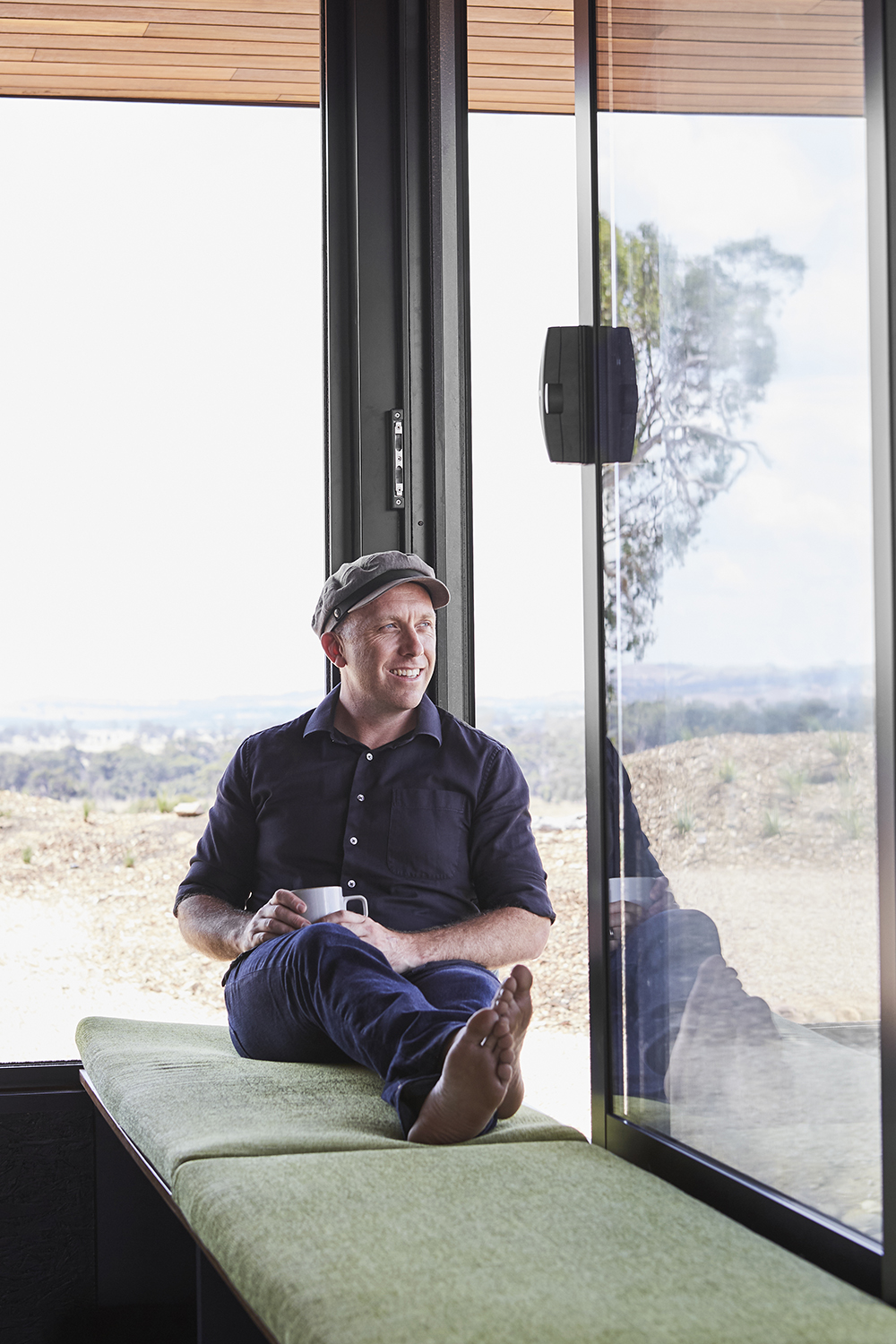 14 The Architectural Elements Of Geometry, Light And Dark Enhance The Interaction With The Landscape. The Form, With Its Oversized Canopy, Abstracts The Requirements Of Shelte