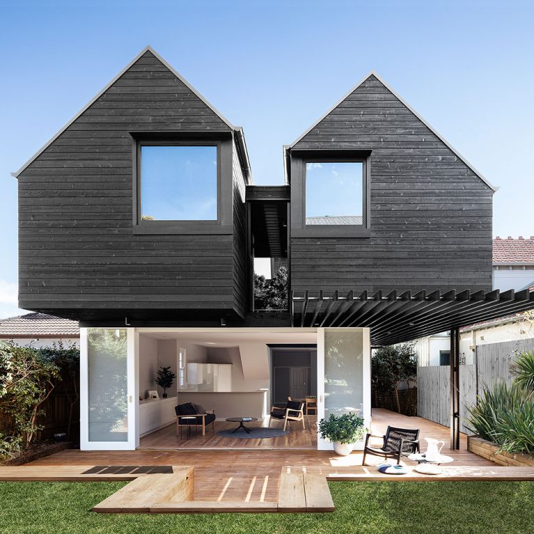 The Addition To The Rear Of The Existing Sees An Added Vertical Level And Double Heighted Living Space