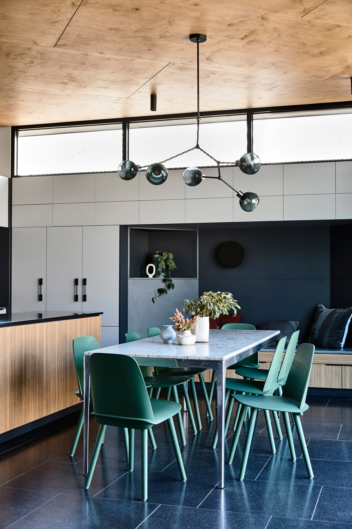 Designed For A Family Of Five, The Triangle House Sits Atop A Block Of Matching Geometry