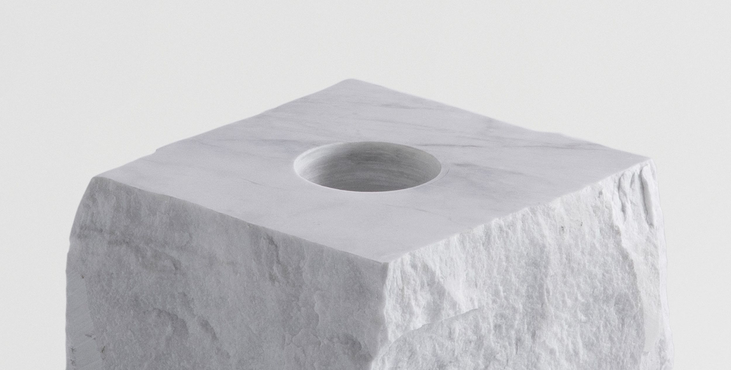 A Minimal Expression Referencing The Traditional Way In Which Solid Stone Is Quarried