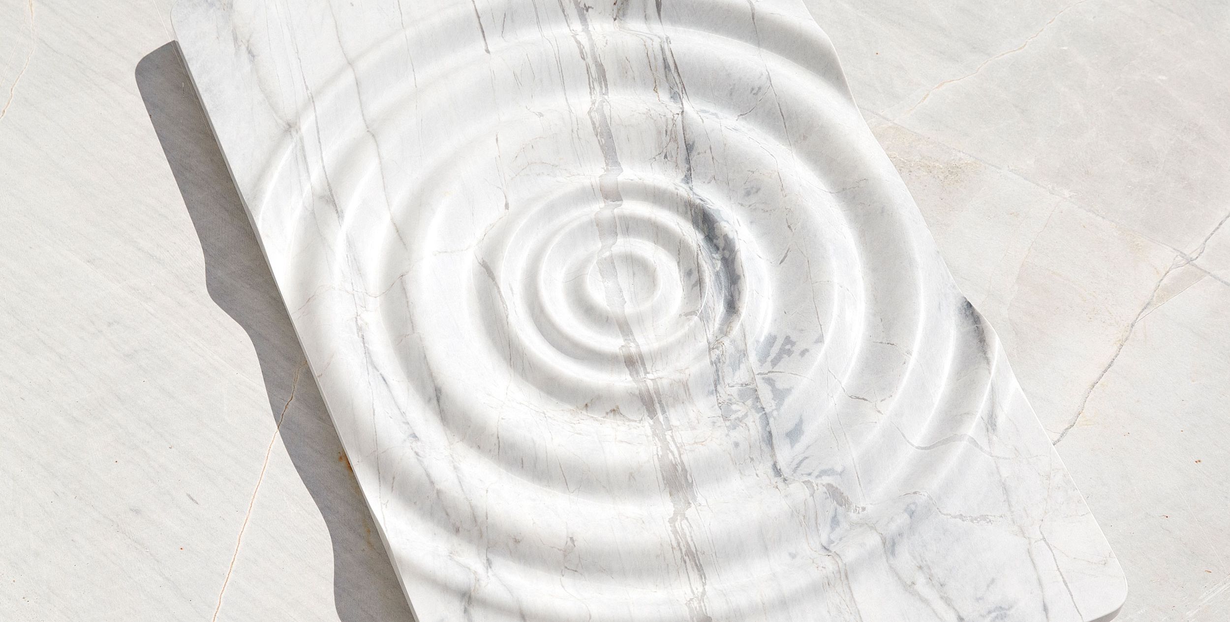 This Platter Is Designed To Capture A Stylised Moment In Time, Its Form Creates A Sense Of Movement In An Otherwise Static Material.