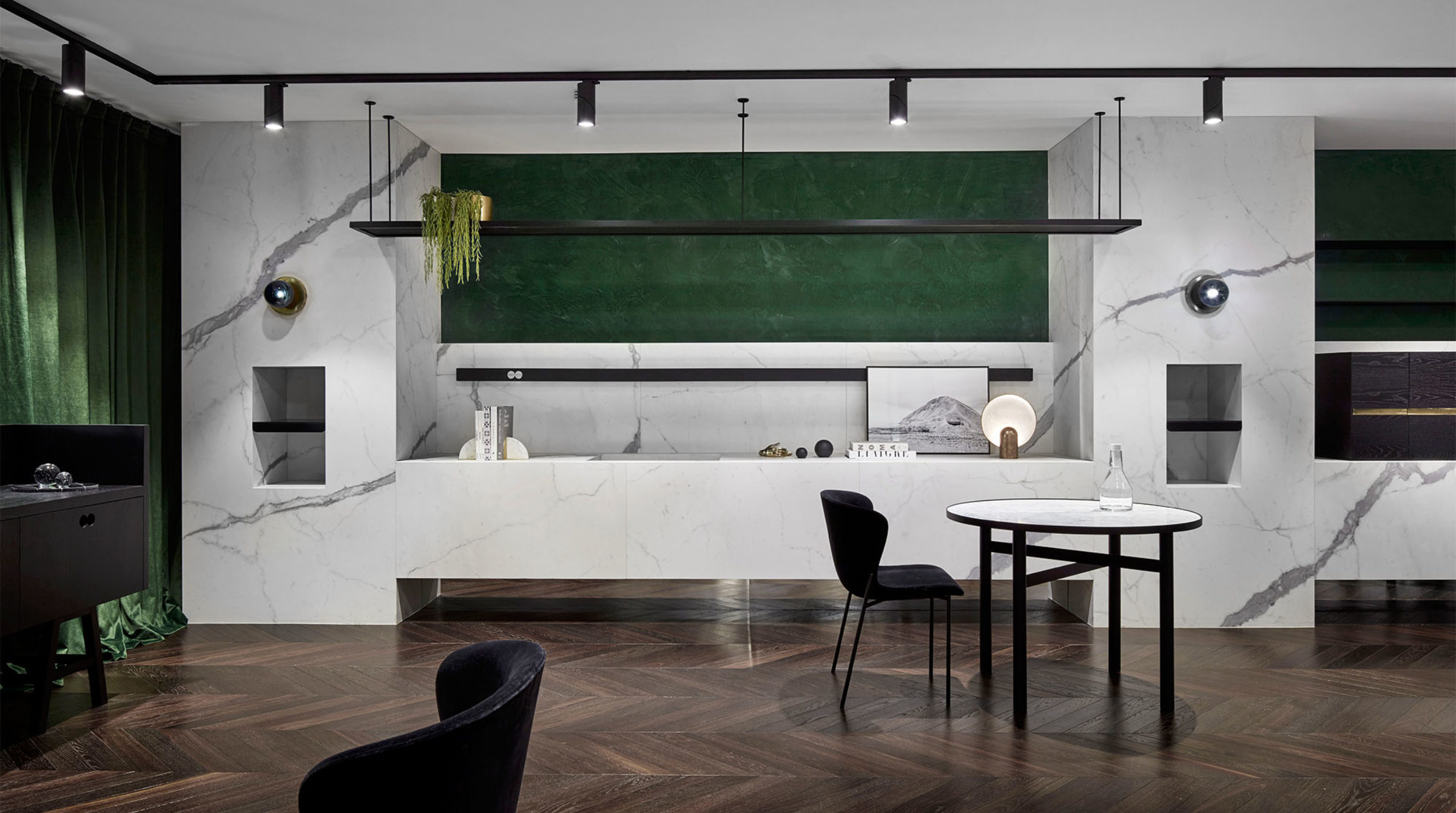 The Casa Artedomus Kitchen Is Defined By Stone Is Transformed Into Screens.
