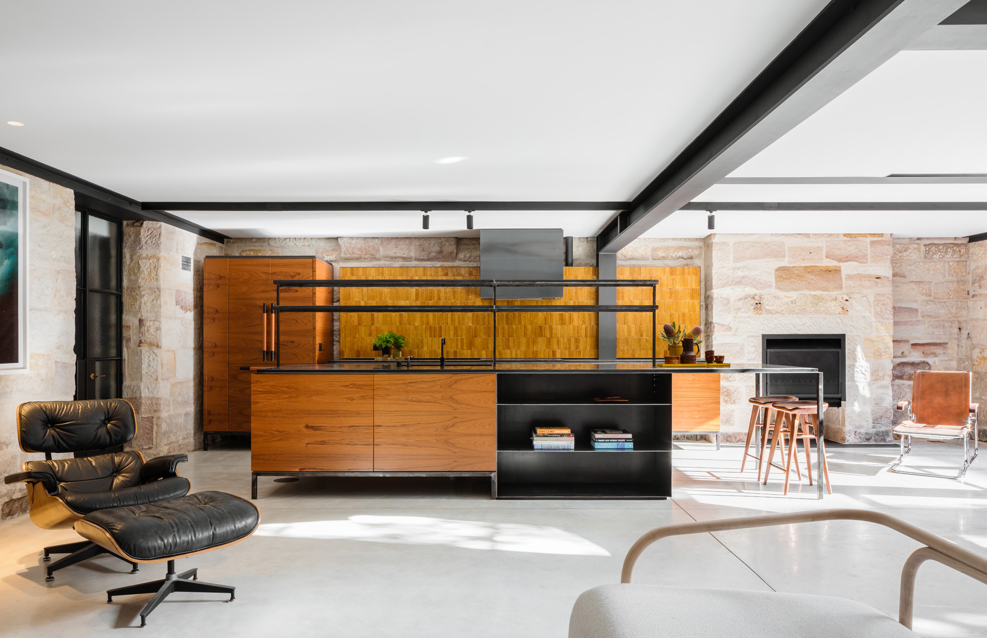 It Accommodates Food Storage And Prep Area, And Day To Day Is Where Kids’ School Bags And Sports Gear Is Stored