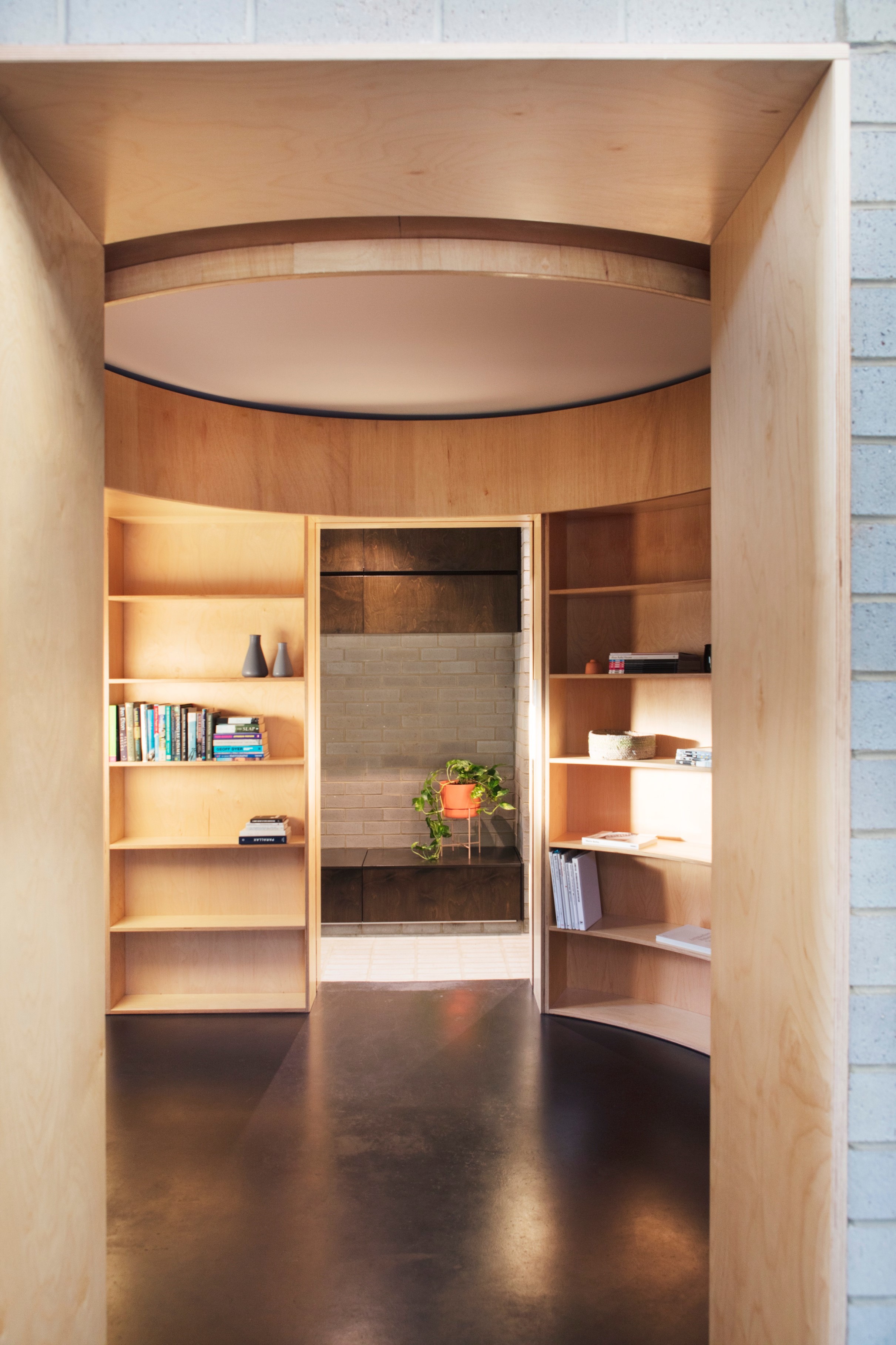 This ‘barefoot Space’ Has A Raw Casualness That Suggests The Dweller’s Relaxed Temperament.