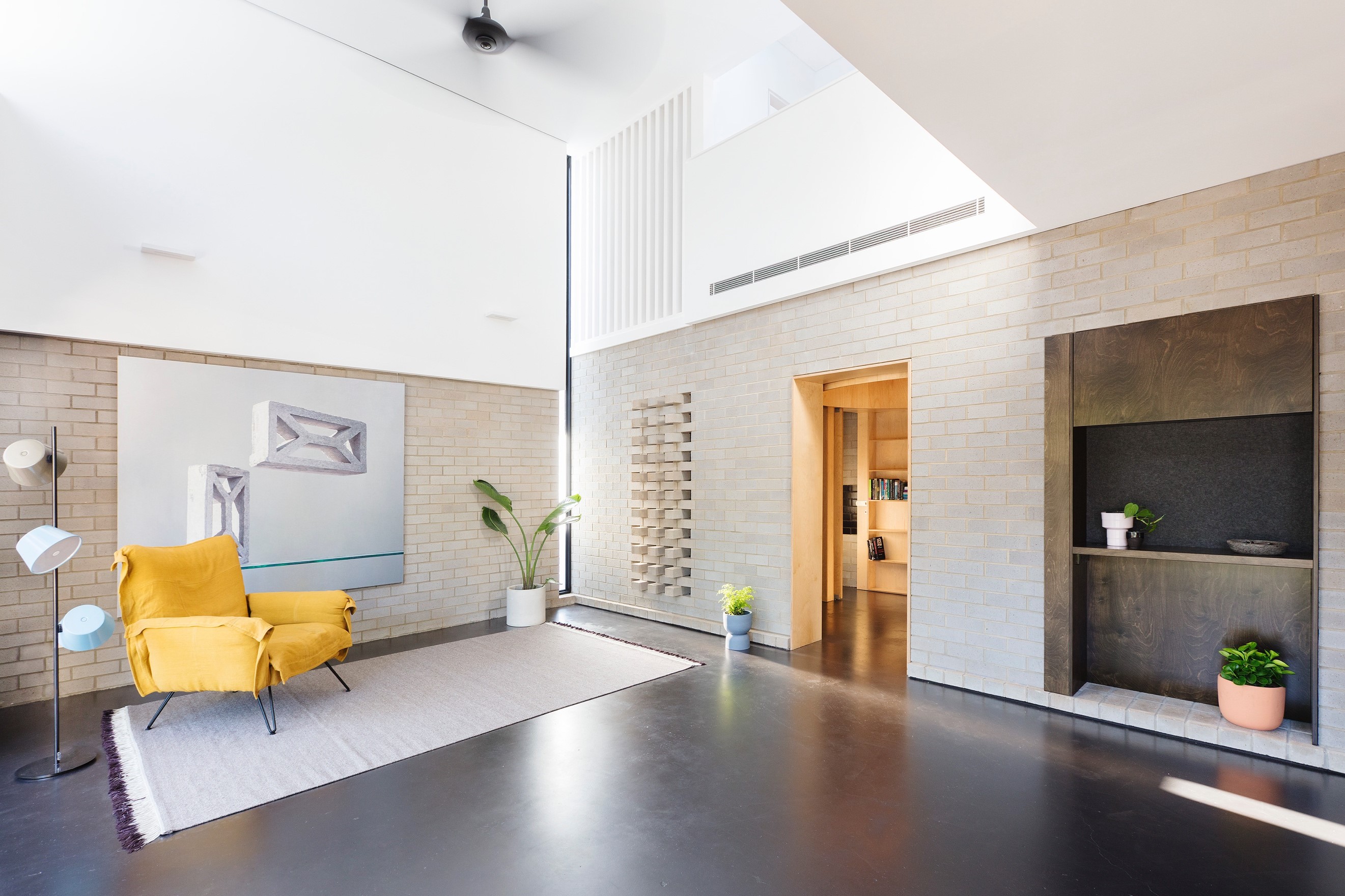 The Double Height Living Area On The Lower Floor Hints A Glimpse Of The Crisp Light Palette To Be Awaited On Th