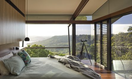 Through The Rural Property And Into The House.