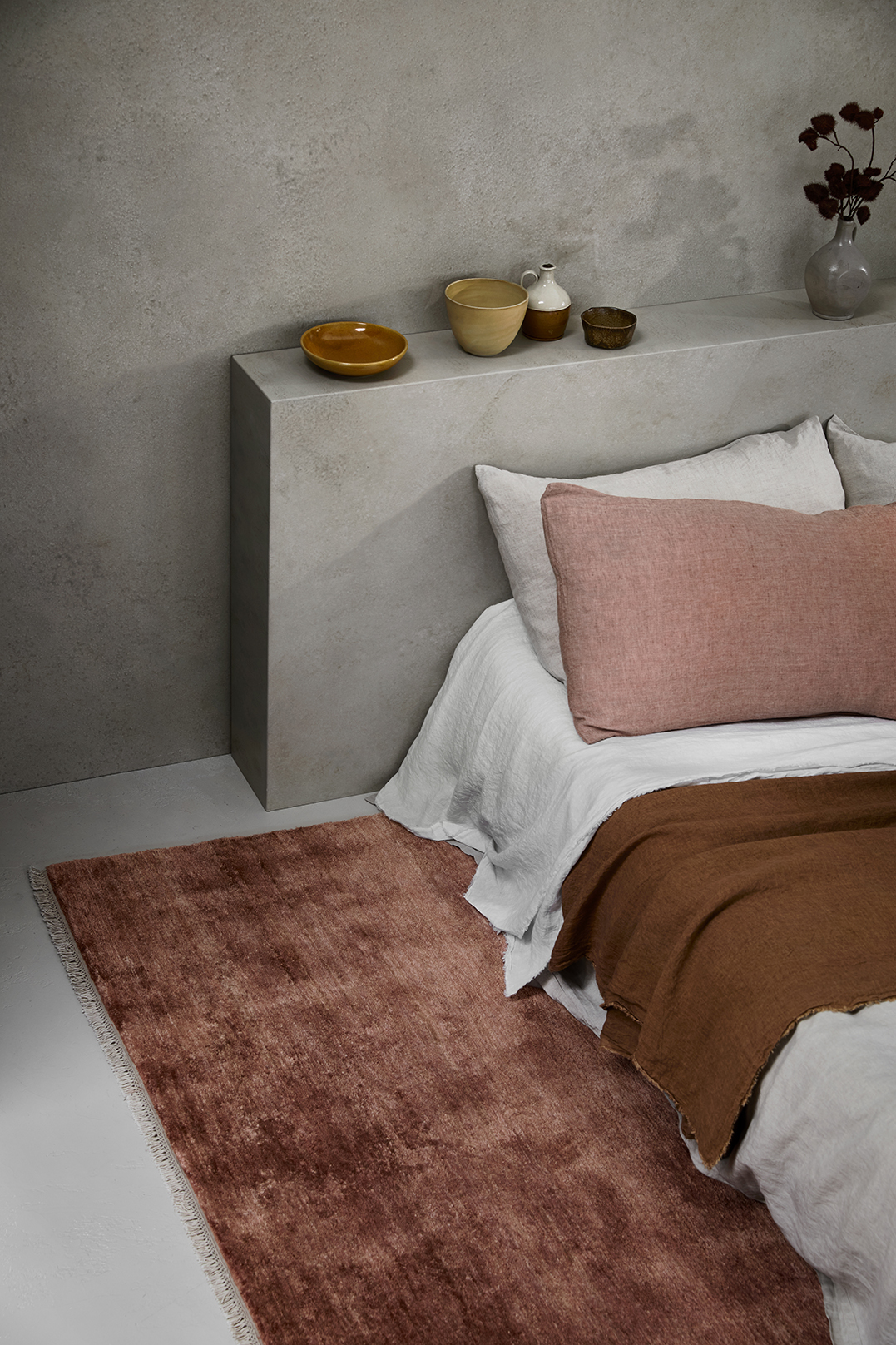 The Materiality Of The New Collection Of Abrash Overdyed Jute Rugs Was A Clear Inspiration Behind The Styling Of The Shoot