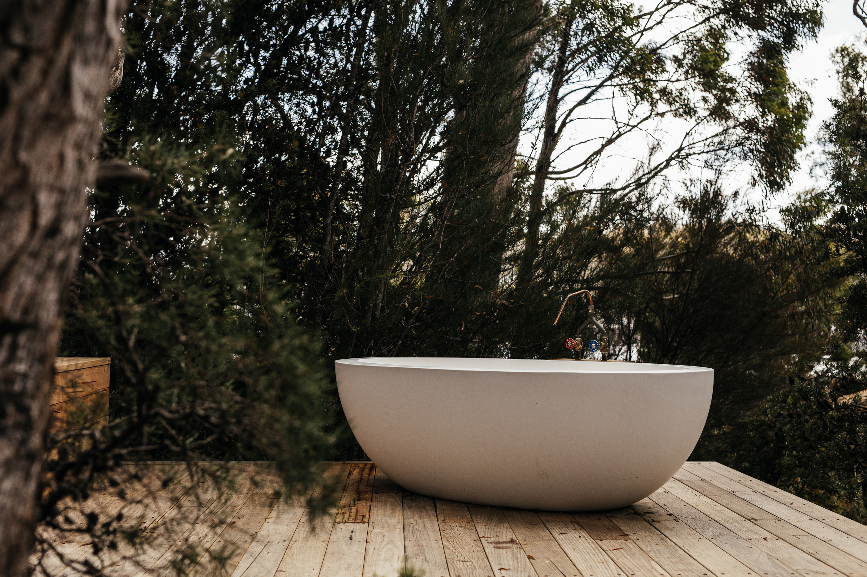 Furniture Crafted By Local Maker Simon Ancher And The Handmade Basin Set By Hobart Ceramicist Lindsey Wherrett Emphasise A Connection