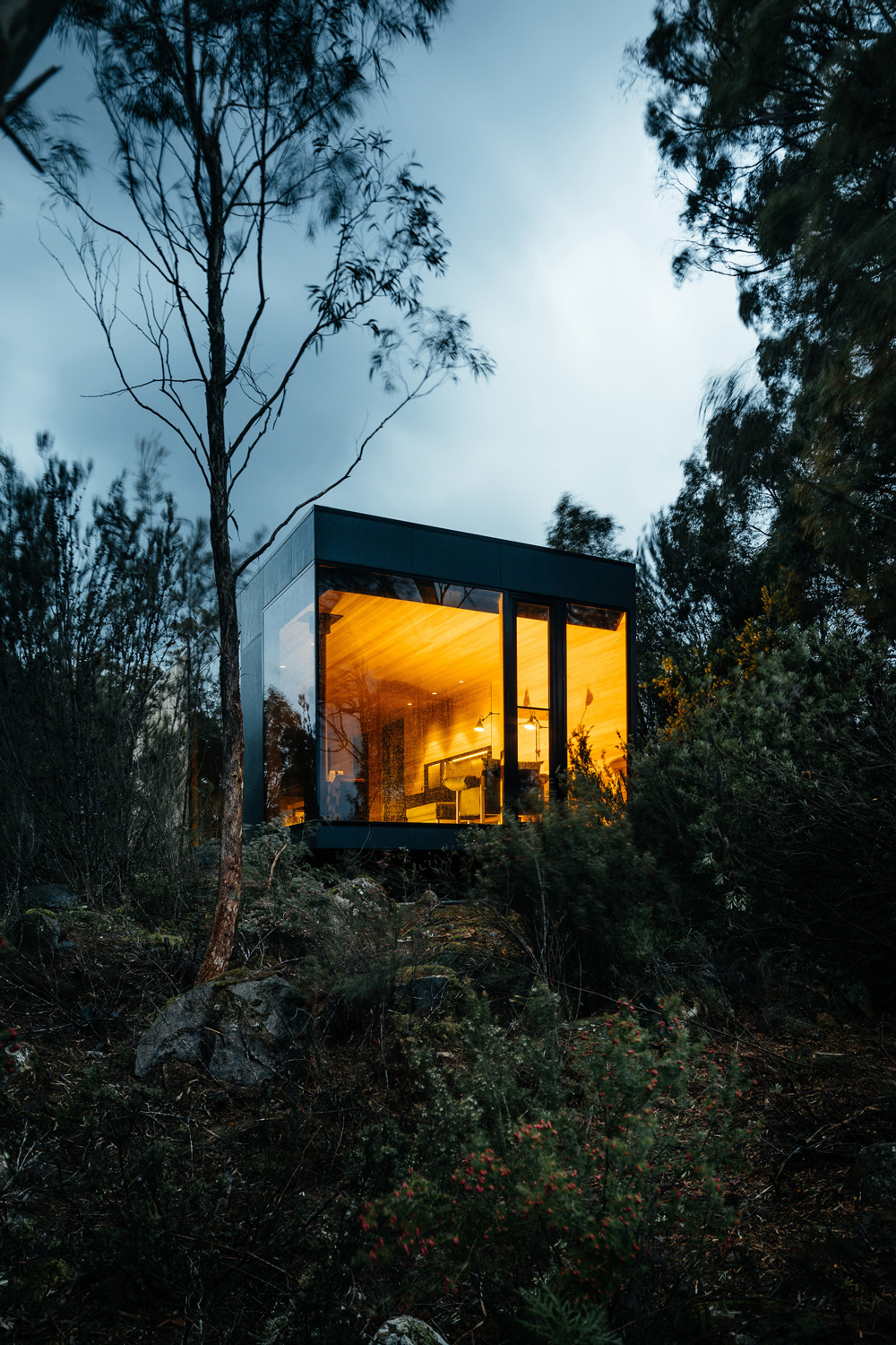 On Approach, The Building Is Inscrutable, The Rough Sawn Verticle Timber Boards Presenting A Closed Face.