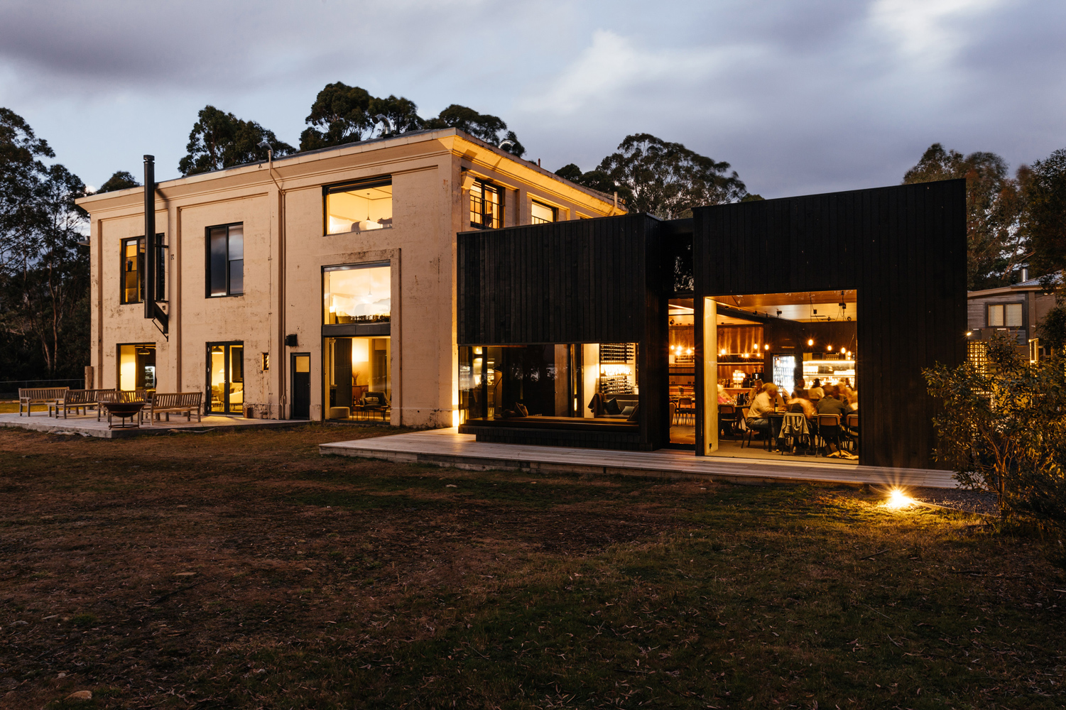 Relaxing With A Glass Of Wine Or A Cocktail From The Bar