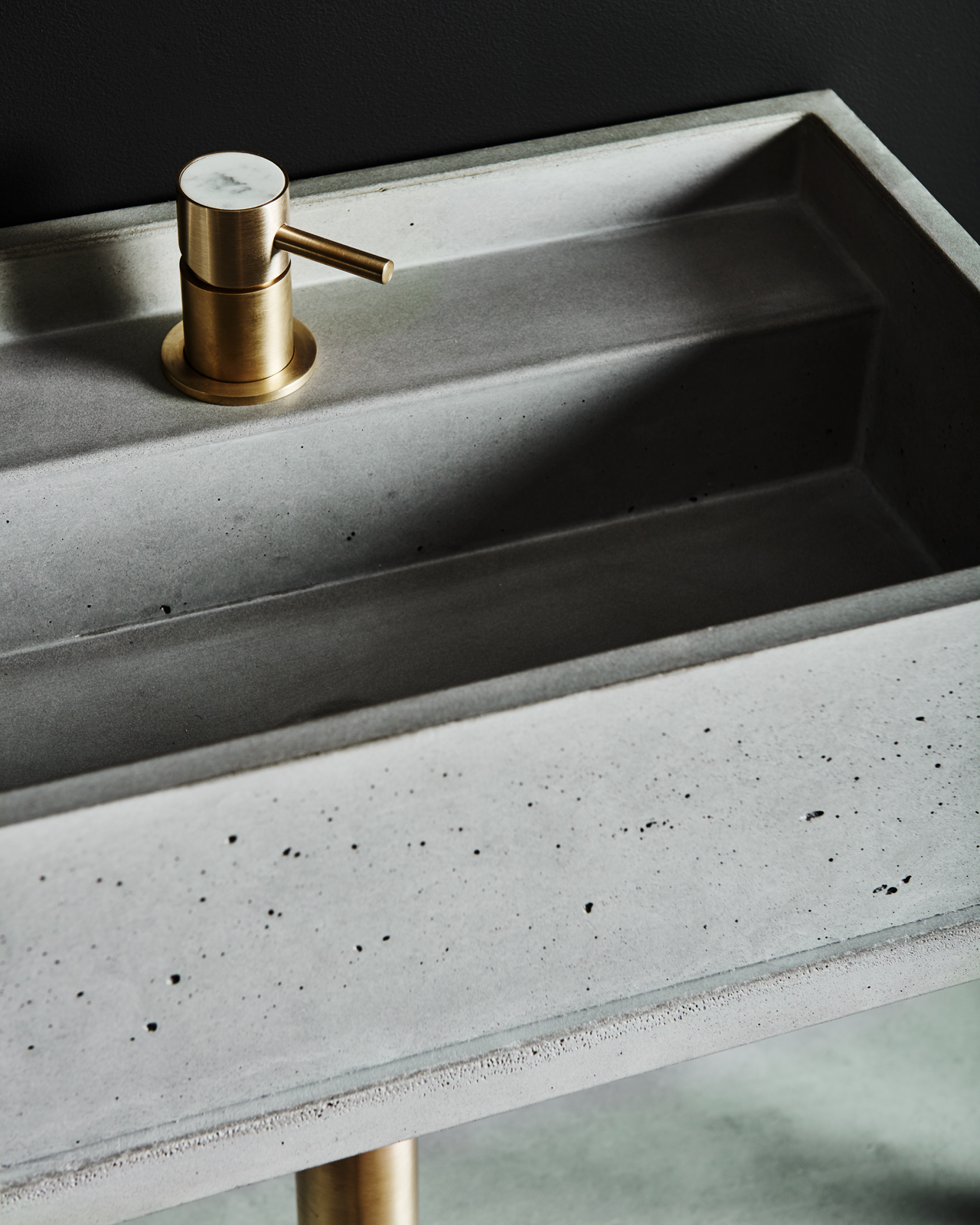 Oliver Designed The Wolff Vanity With Openness In Mind In Order To Create A Sense Of Space In Even The Smallest Of Bathrooms