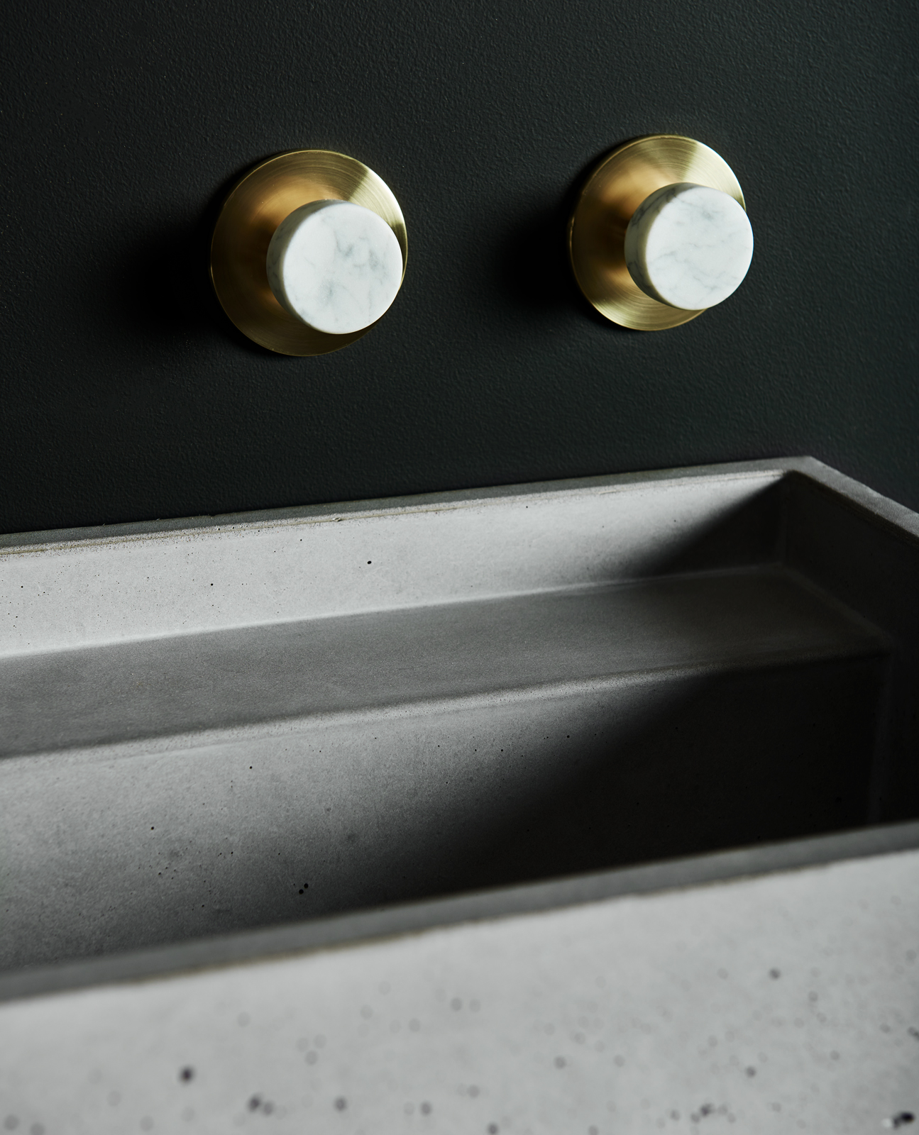 With The Option Of Either Timber Or Concrete And Adjustable Brass Legs To Level Any Floor, The Wolff Vanity’s Robust Materiali