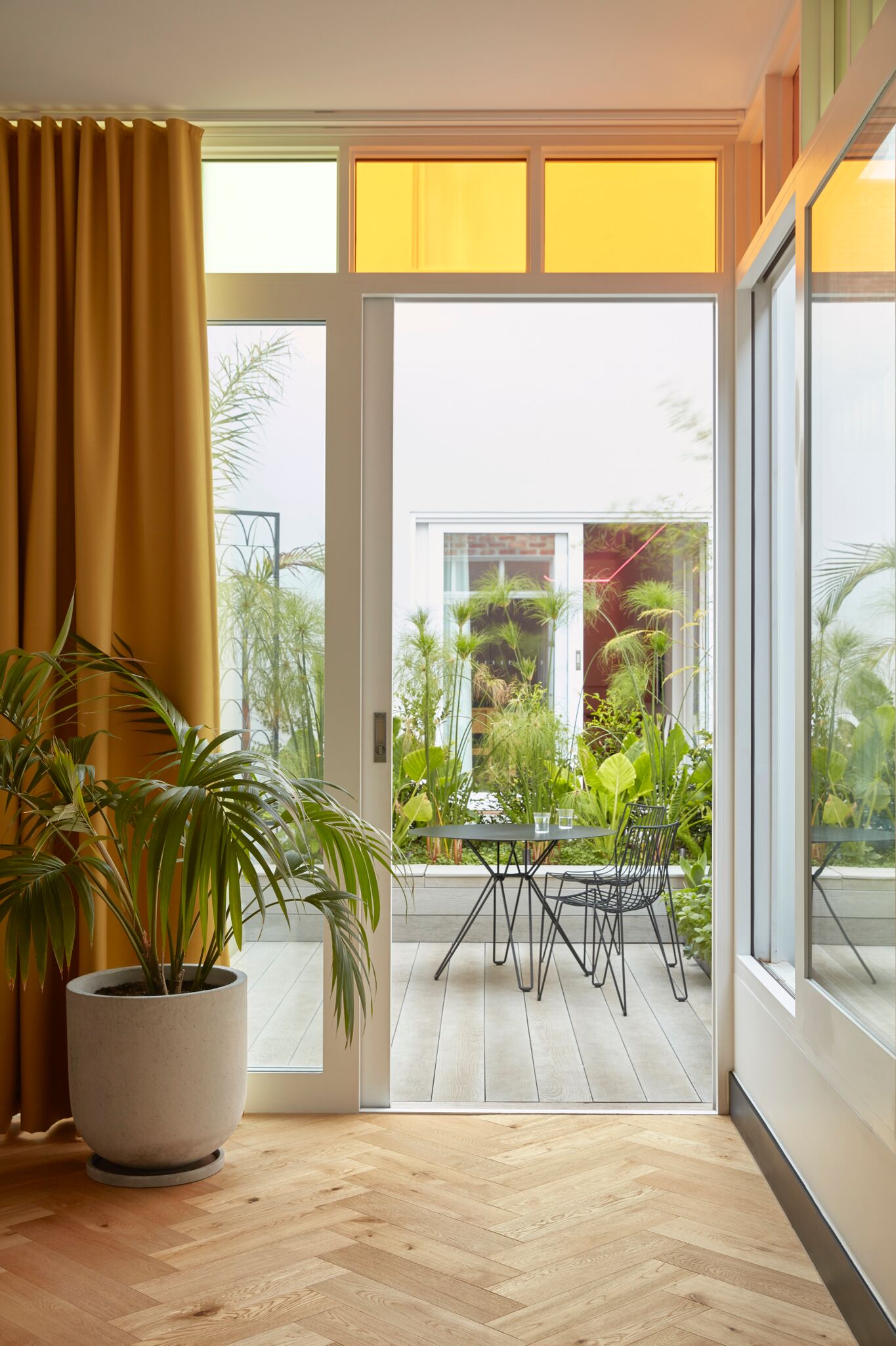 The Only Portion Of The Original Building To Remain Was The Front Room, Both Upstairs And Down.