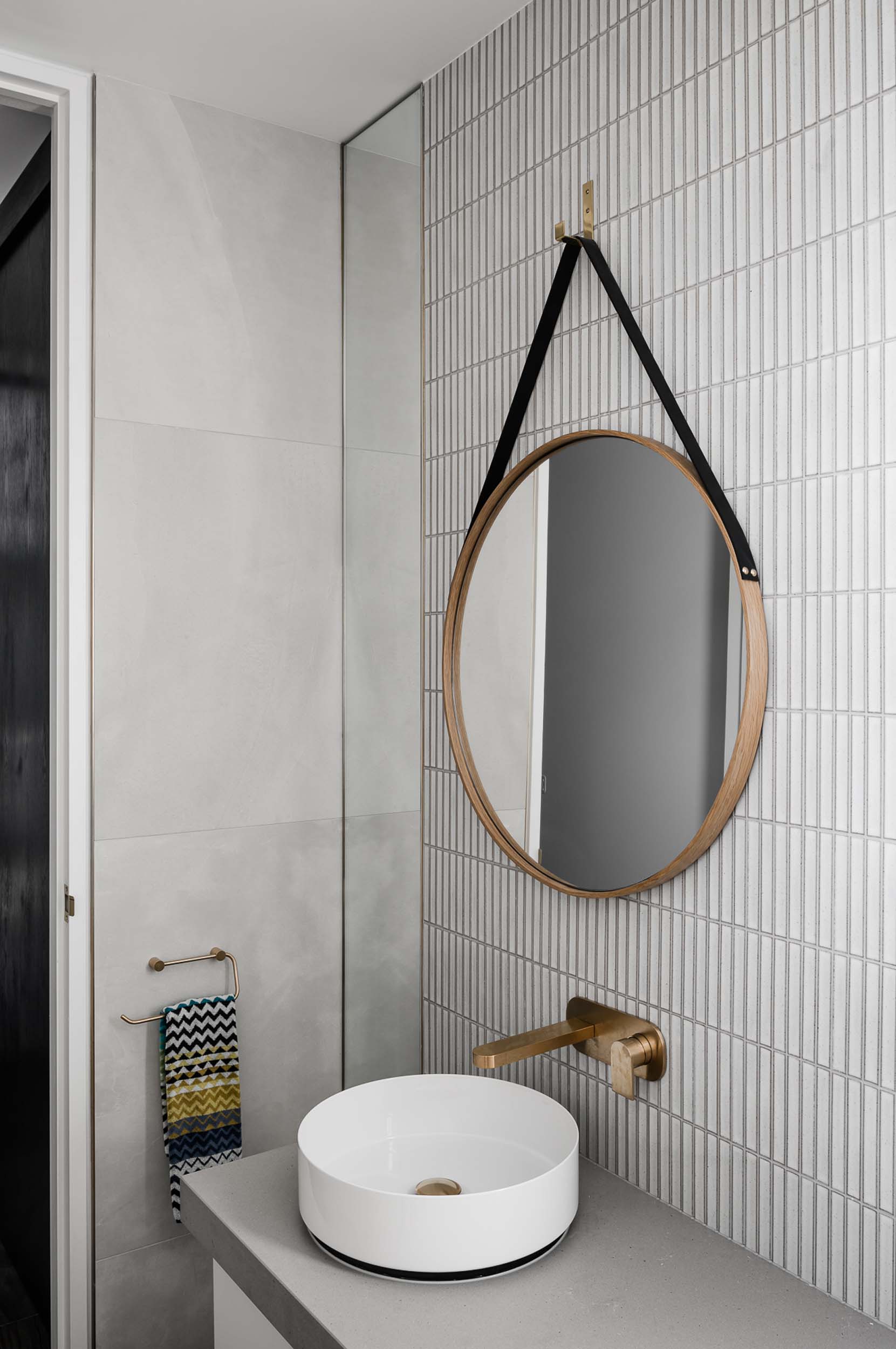 With The Feature Of The White Spiral Stair At The Centre, The Interior Design Began With The Black Bookends To Either Side