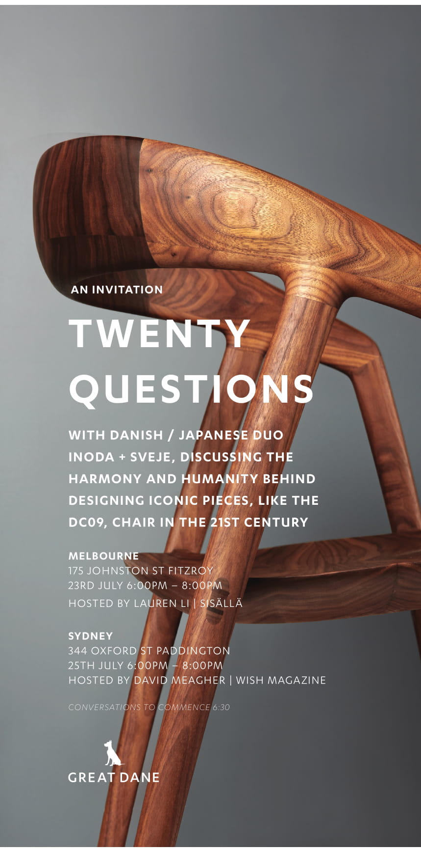 Great Dane Invitation To Twenty Questions With Inoda And Sveje 1