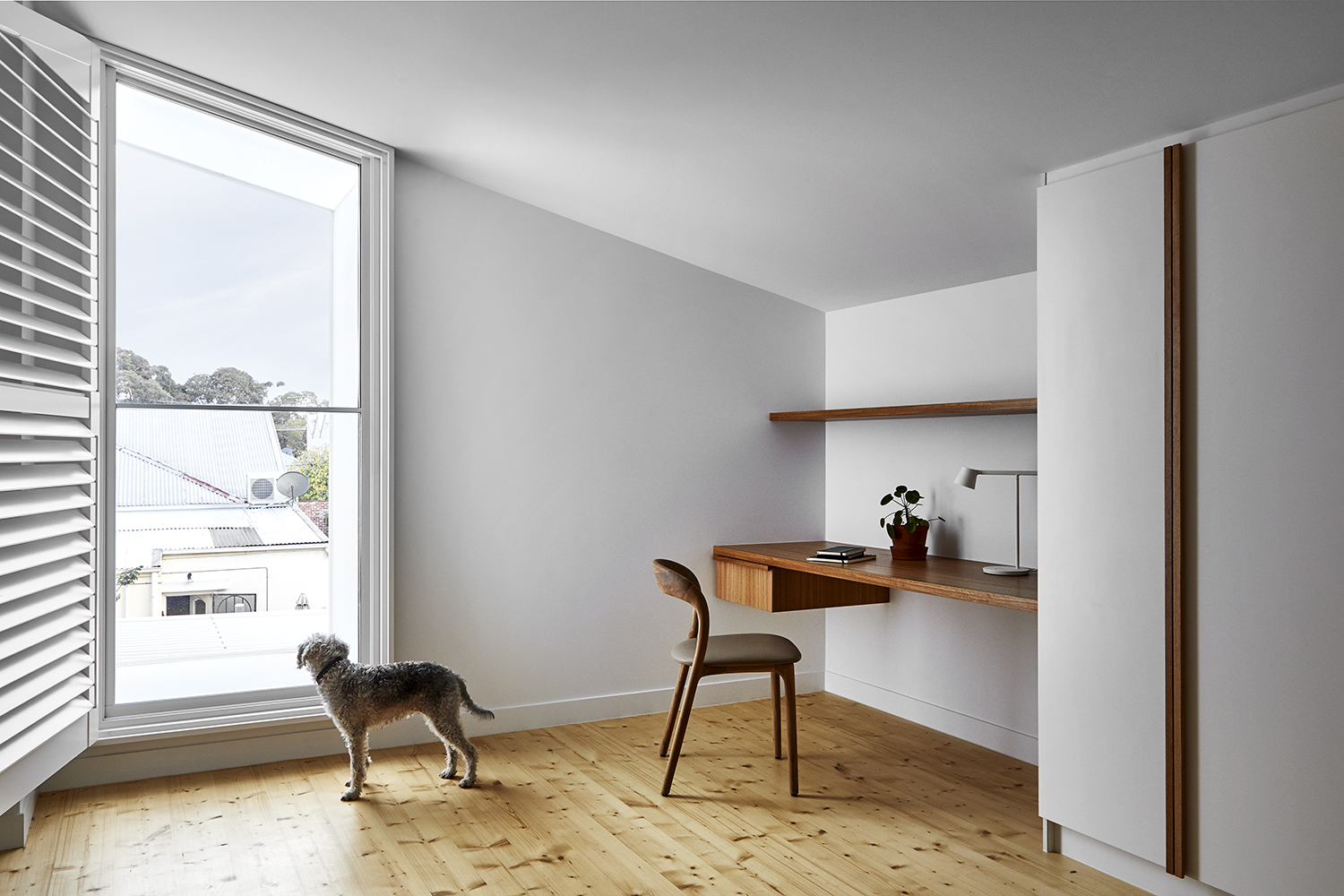 White Unites The Original And New Sections