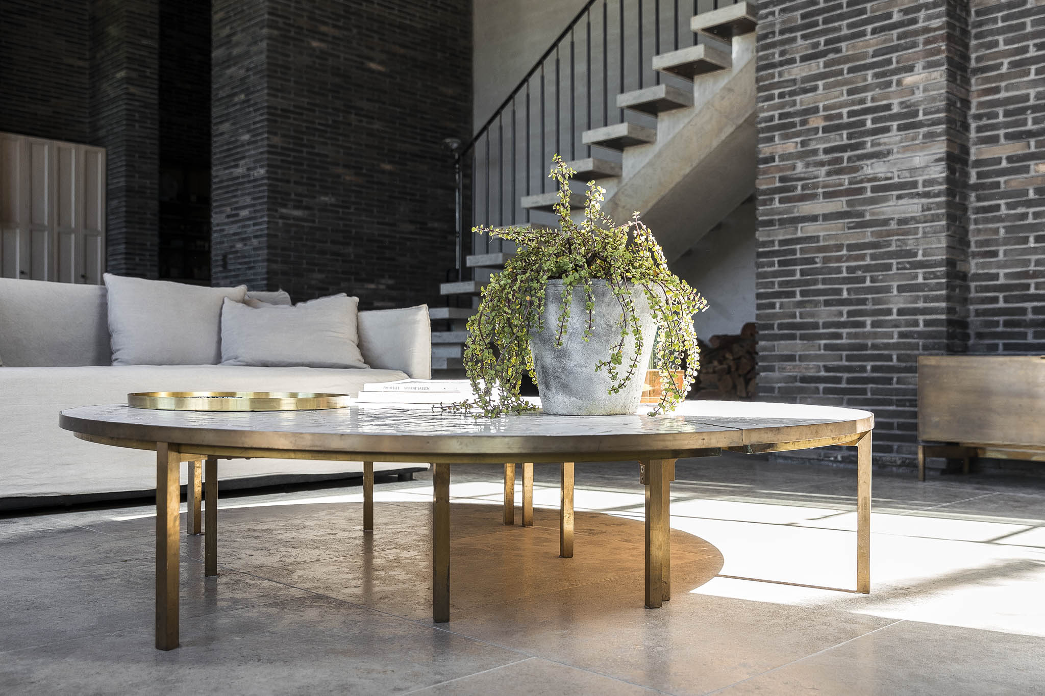 But Also Creates A Threshold Of Sorts Between The Highly Detailed Original Home And The Natural Landscape Element.