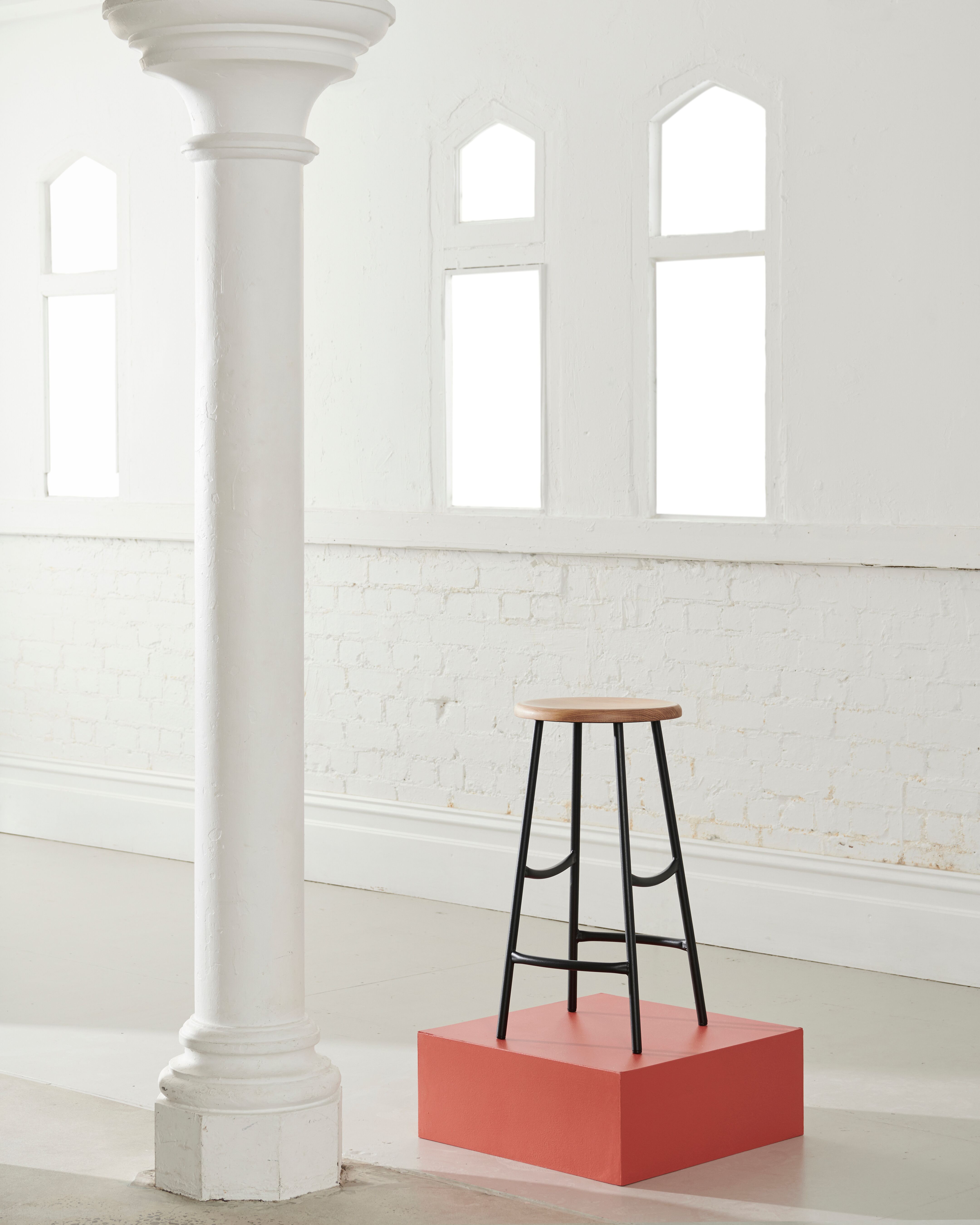 The Images Show A Contrast Between Bold Coloured Panels