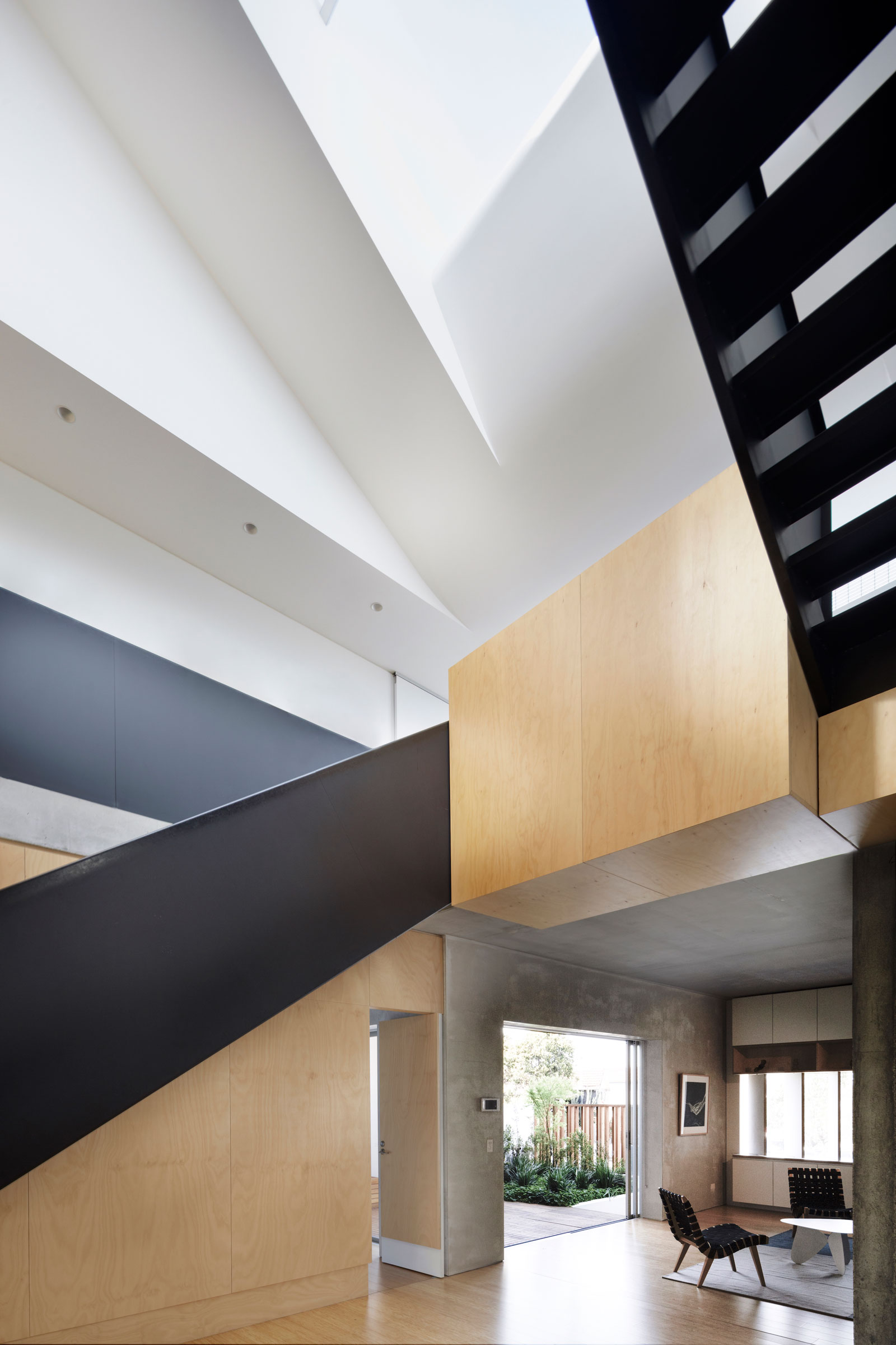 Studio 203 Has Crafted An Existing Shop Front In Sydney’s Inner West Into A Family Home That Celebrates Spatial Experience.