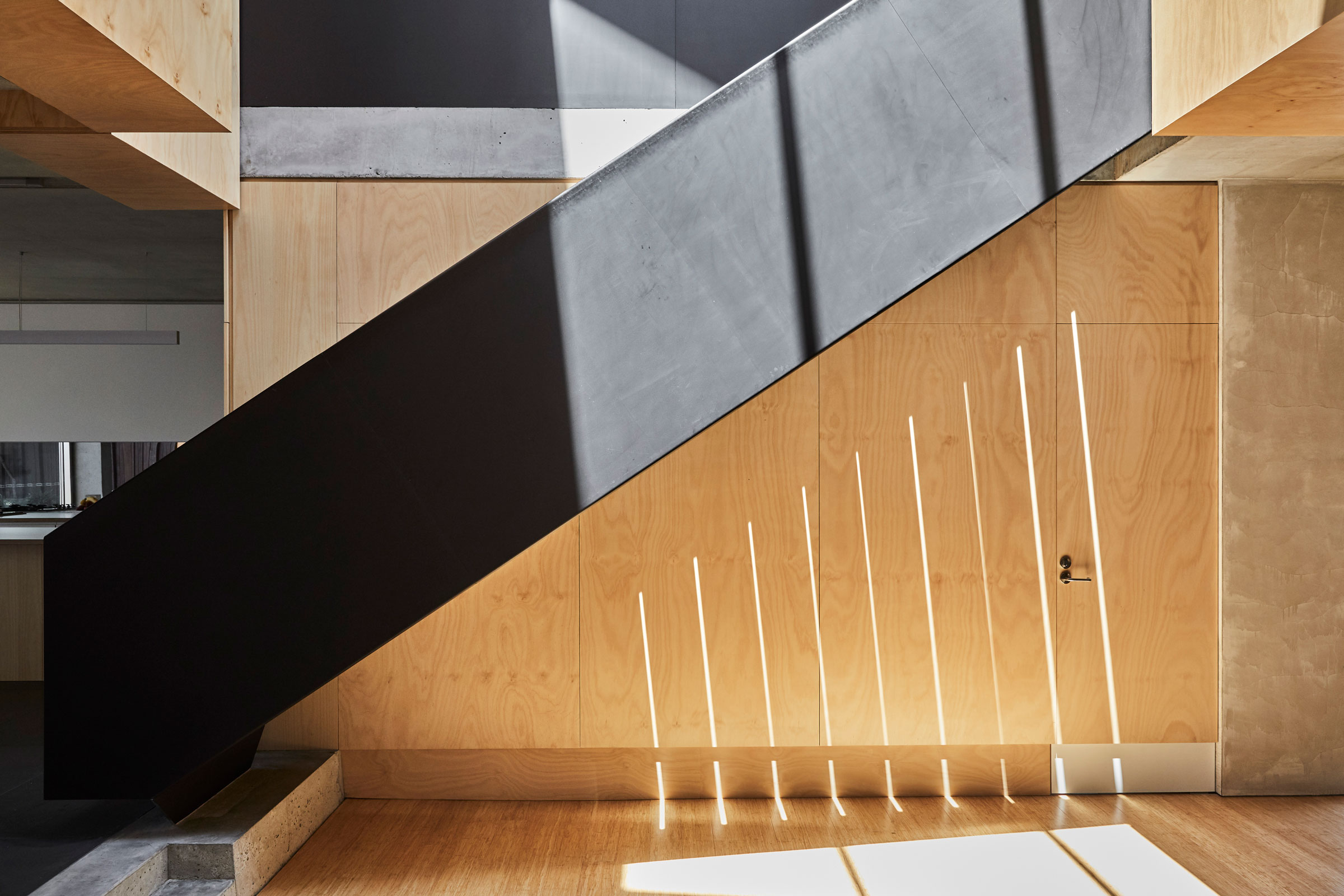 Through A Central Atrium