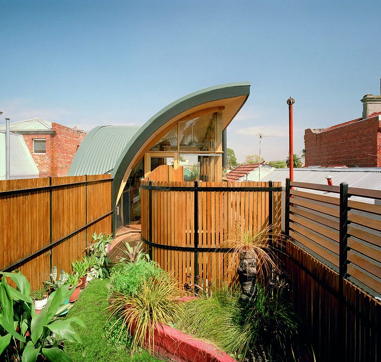 Engulfing The Home With Living Foliage.