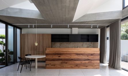 The Former Residence Was Designed Around The Courtyard, So This Strongly Influenced The New Home Design