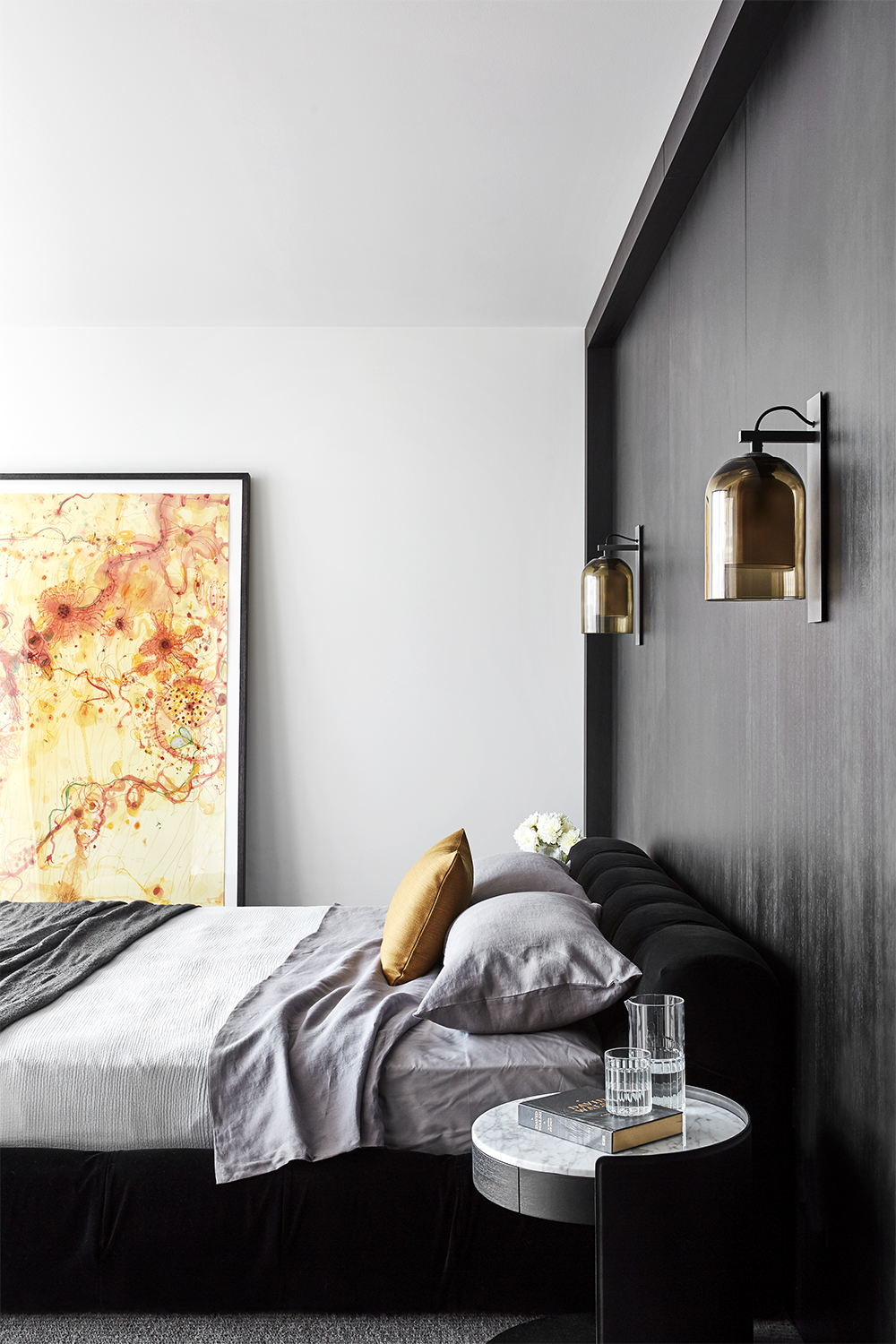 Black Was Also A Strong Element Our Clients Loved – The Jet Black Chevron Floors, Black Zinc Internal Panelling And Black Elements Thr